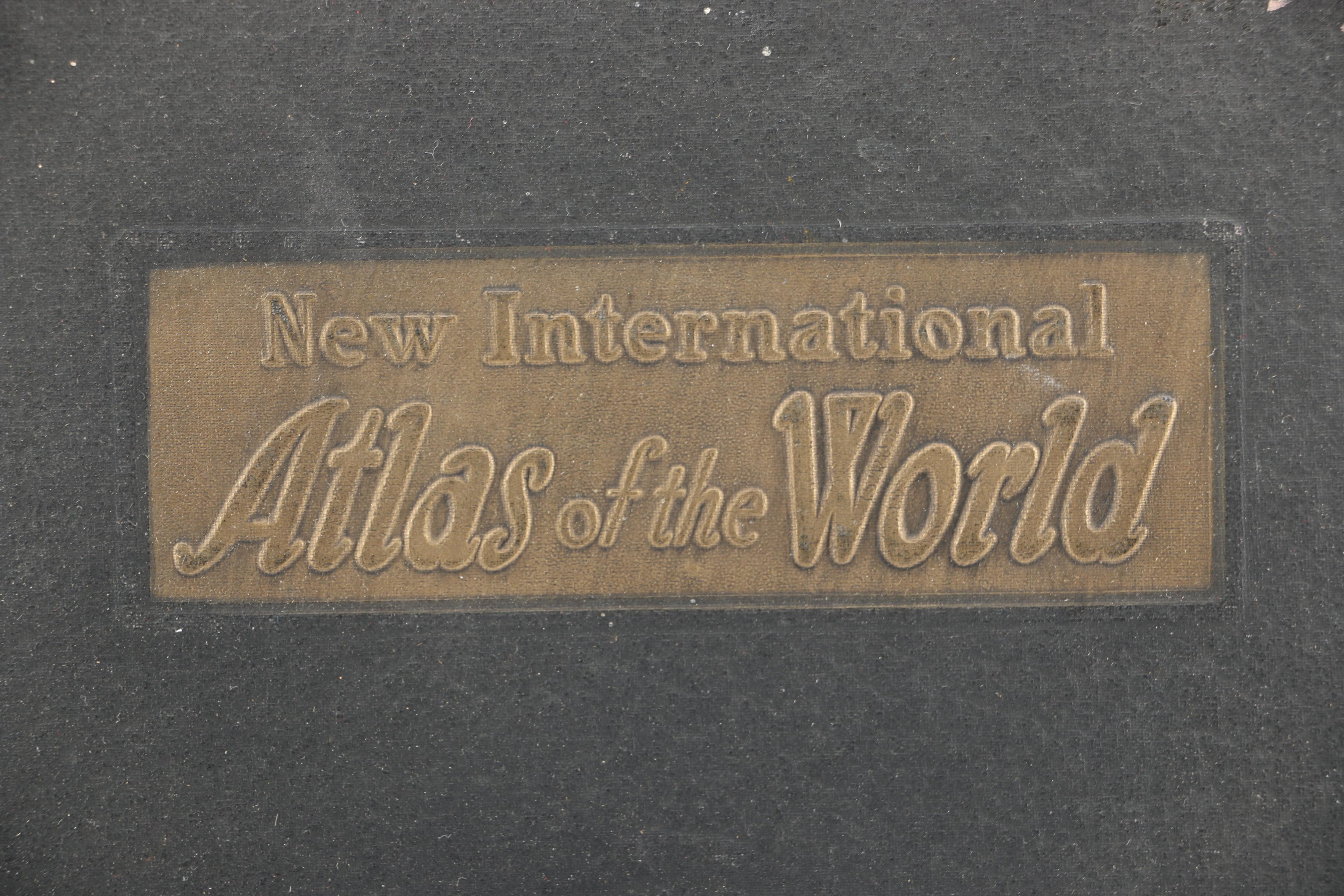 Pair of World Atlas Books