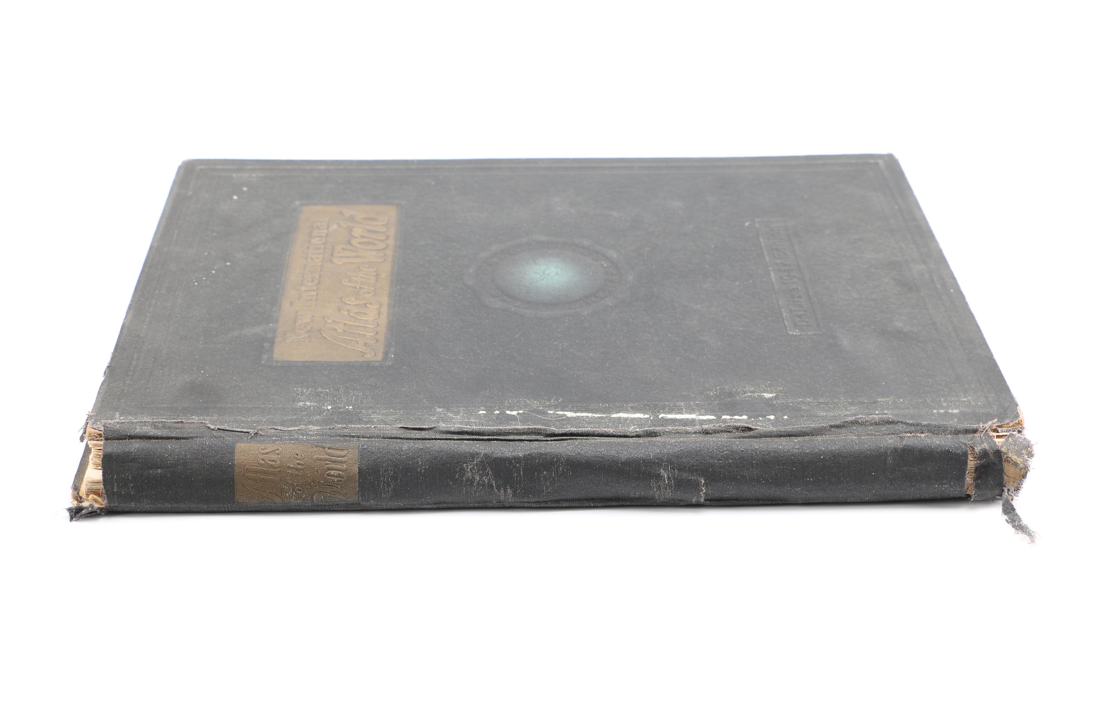 Pair of World Atlas Books