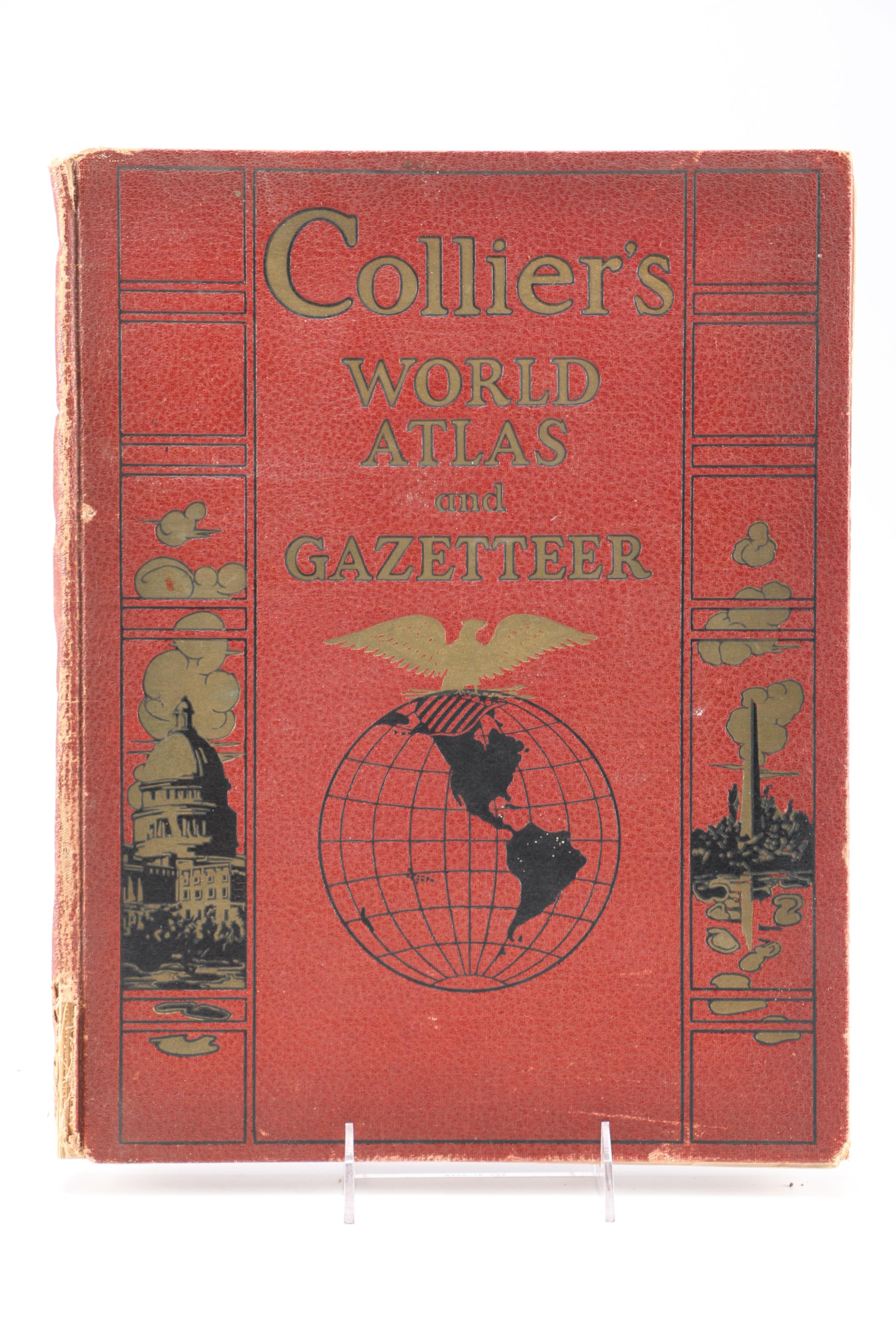 Pair of World Atlas Books