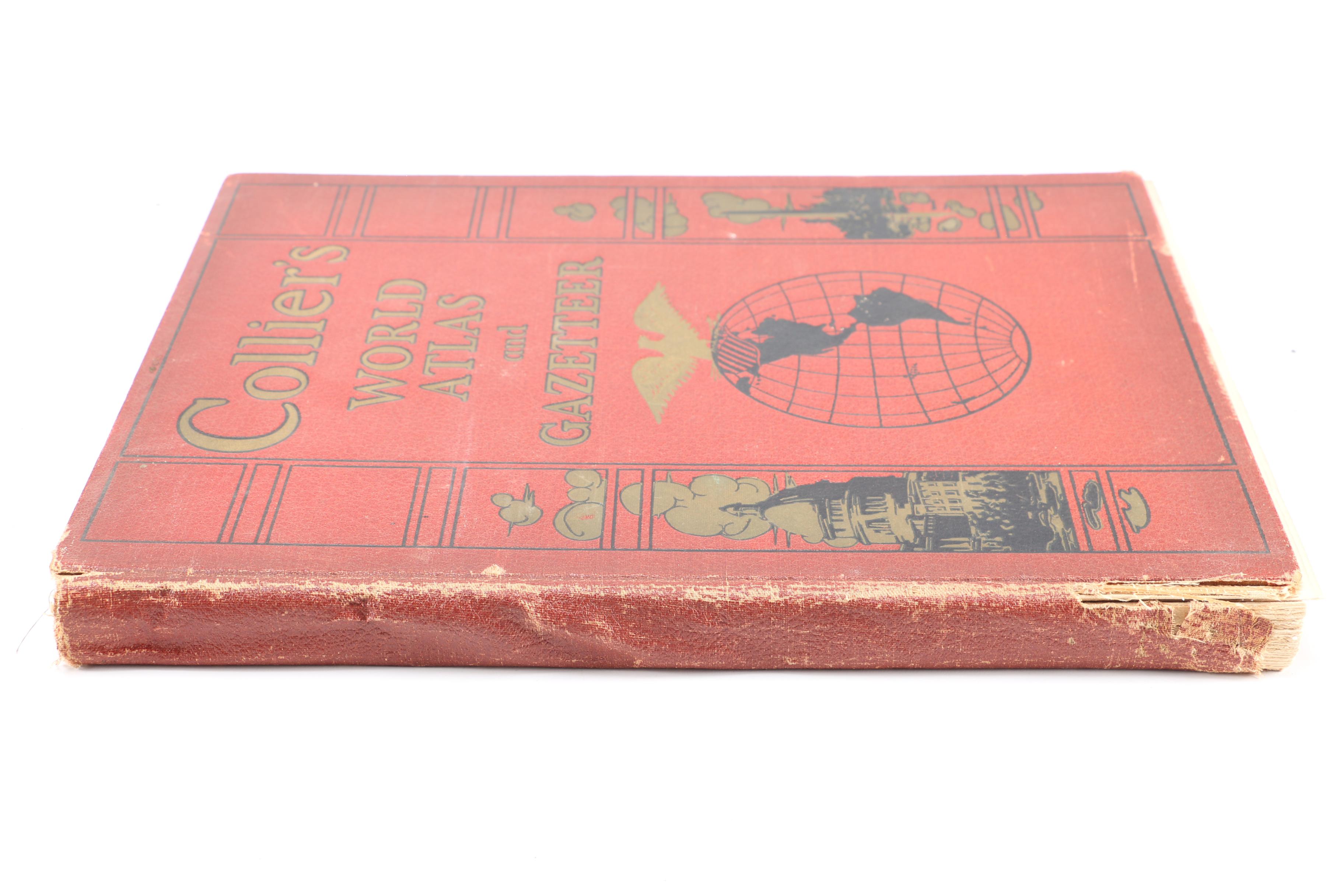 Pair of World Atlas Books