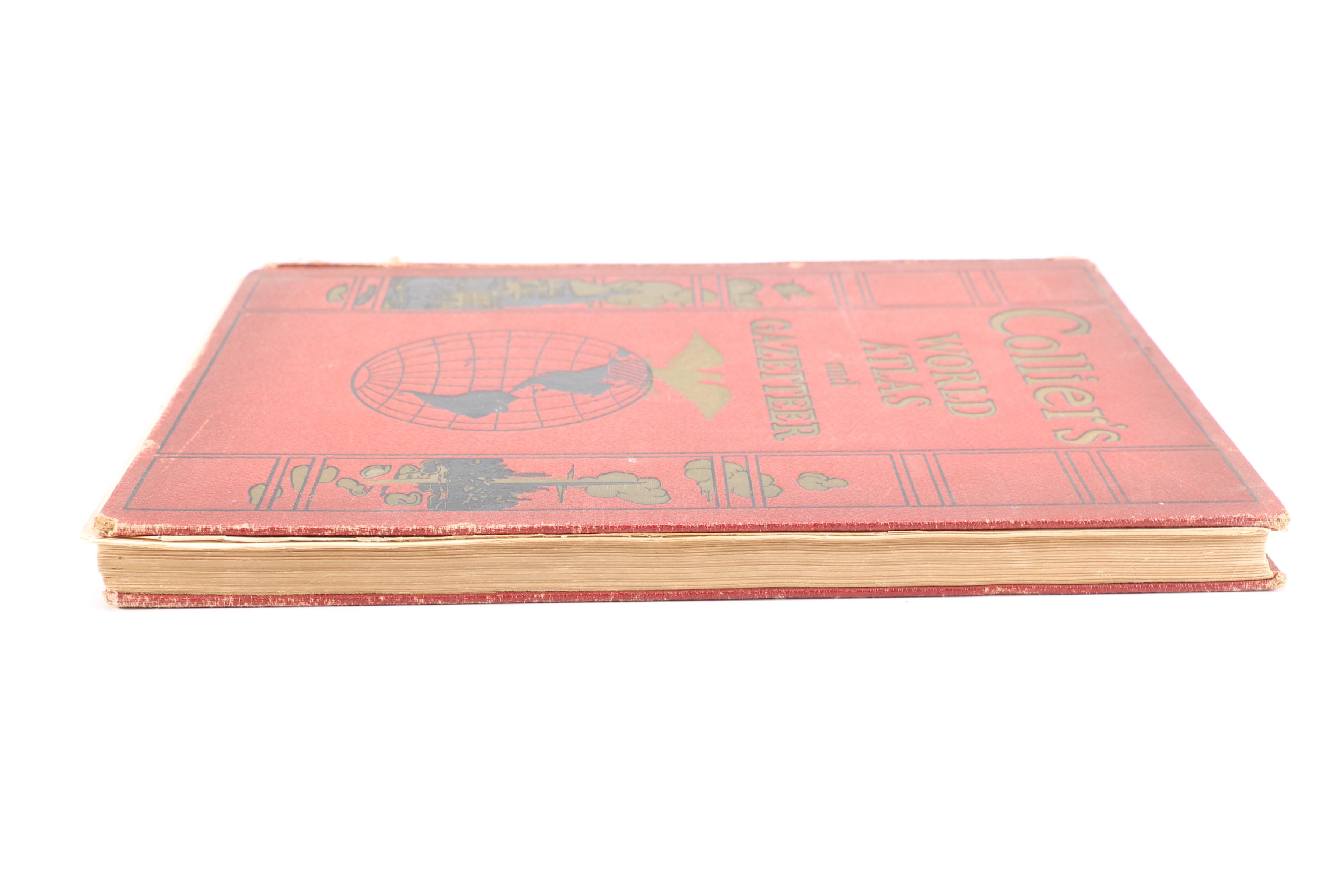 Pair of World Atlas Books