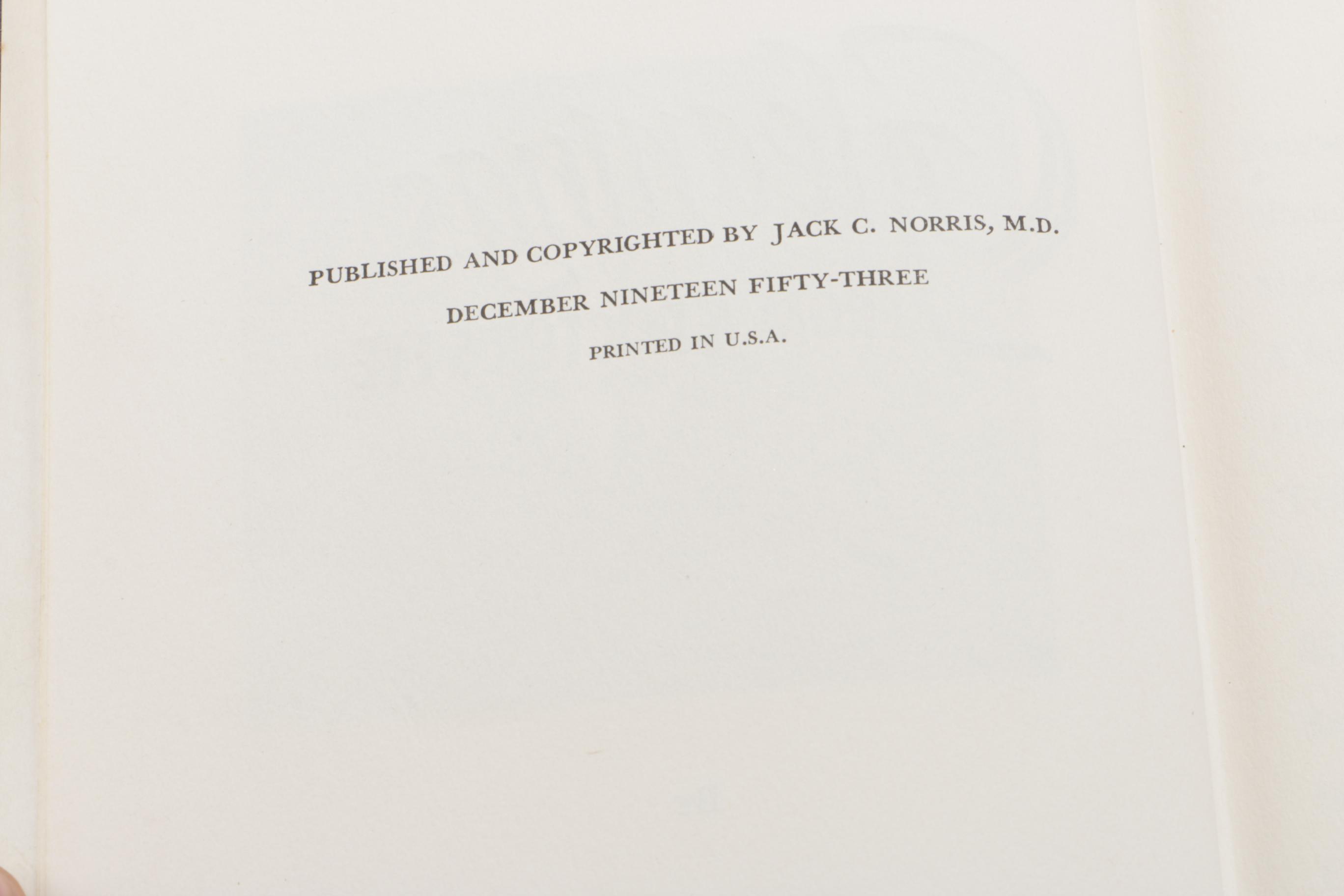 1953 "Gleanings from a Doctor's Eye" by Jack Norris