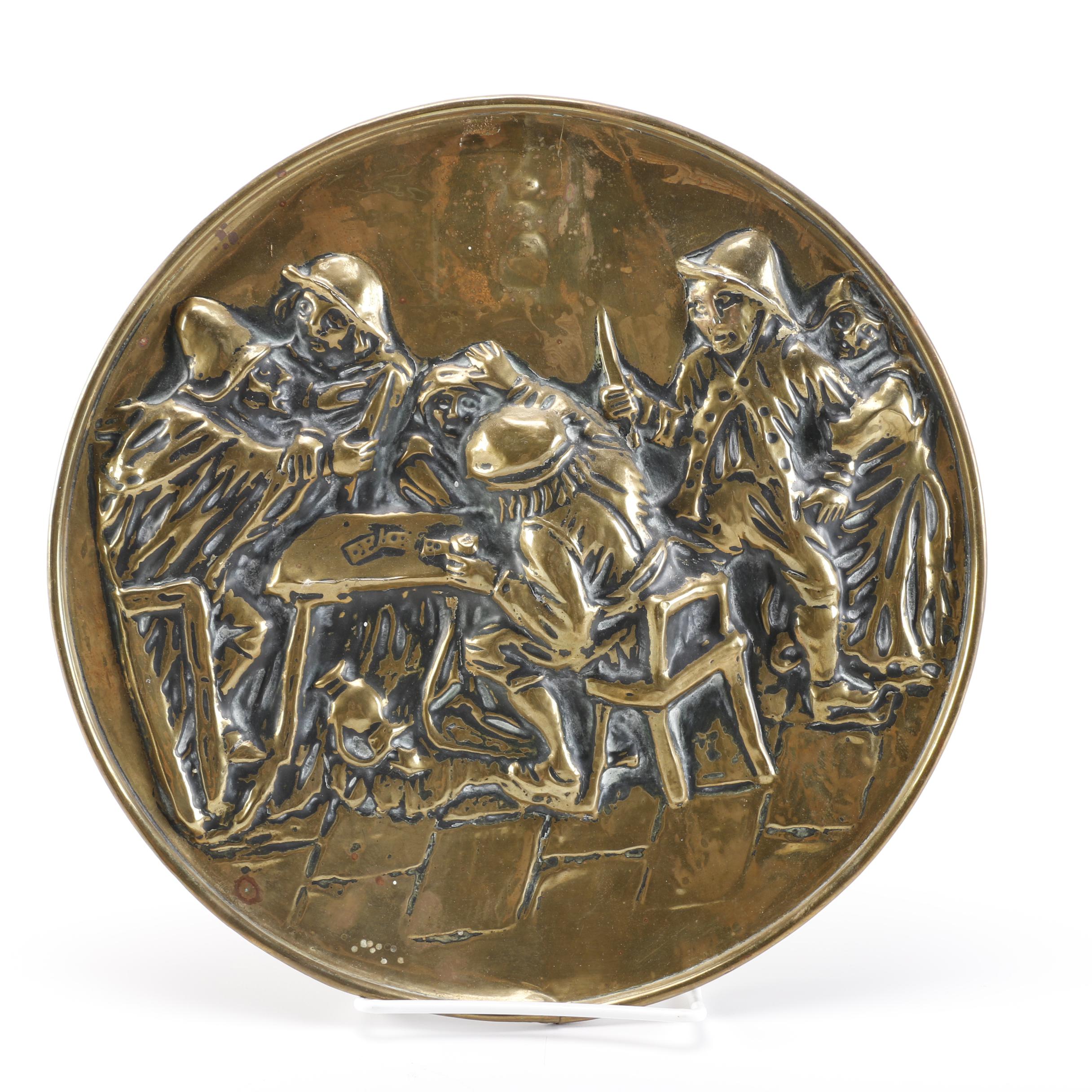 Brass Decor Including Silent Butler