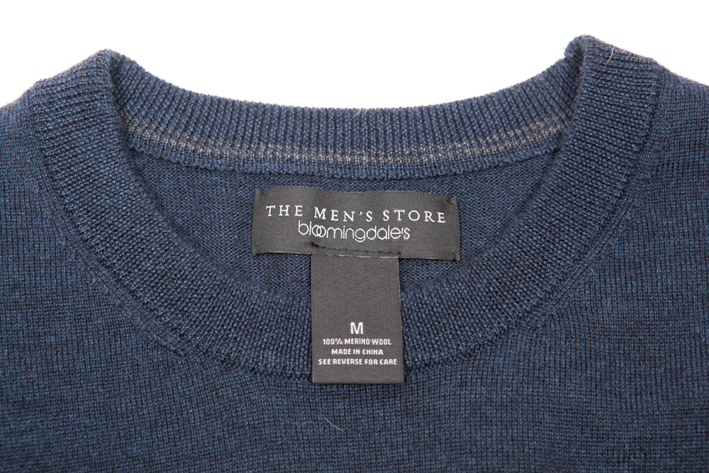 Bloomingdale's Blue Wool Sweater
