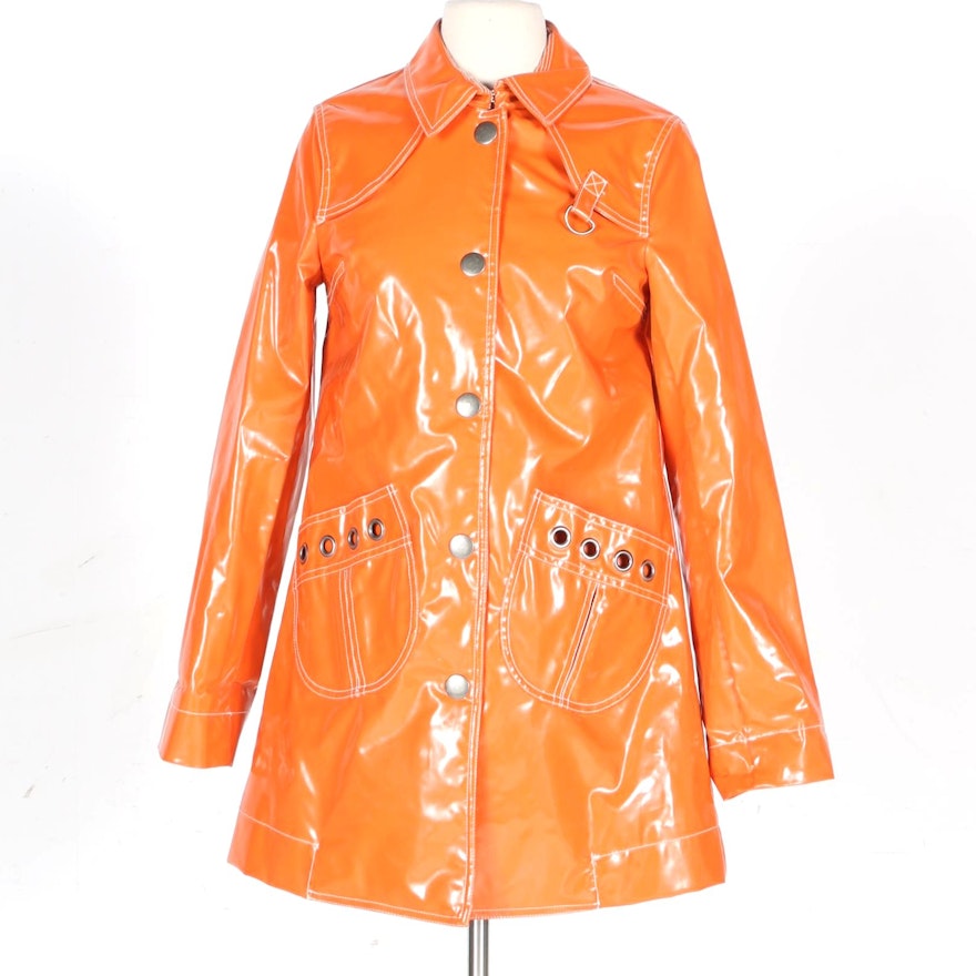 Marc Jacobs Orange Raincoat