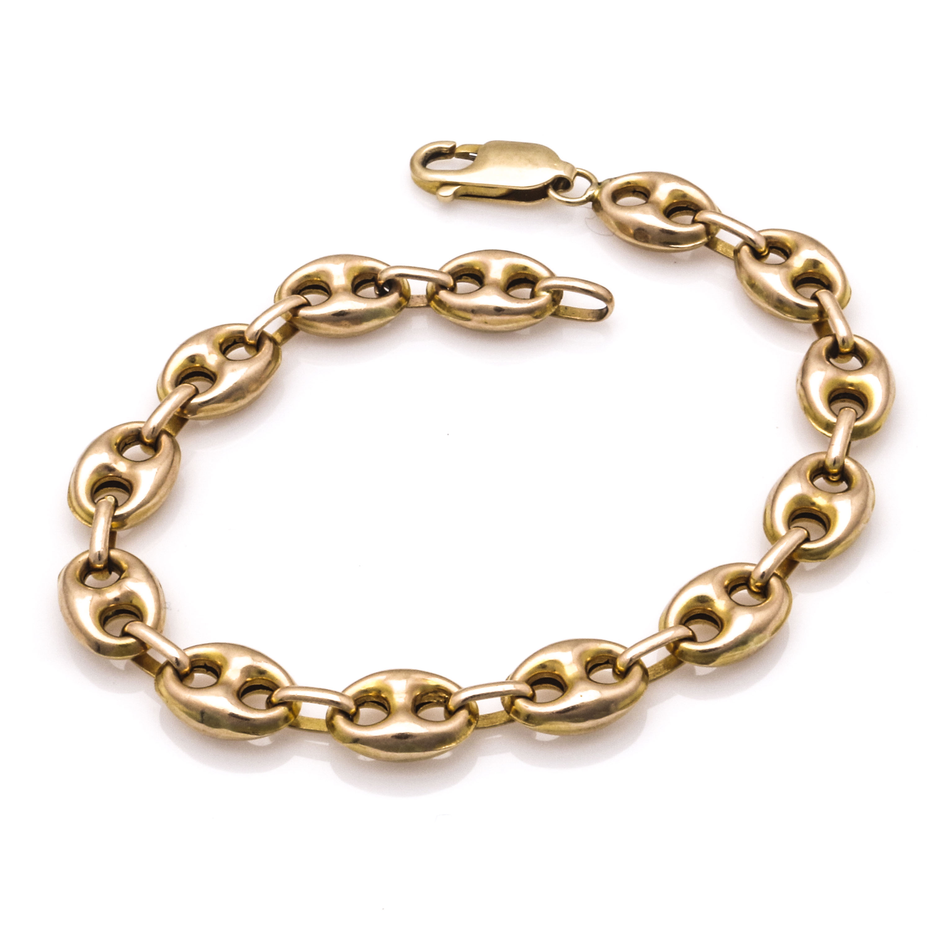 14K Yellow Gold Mariner Link Bracelet