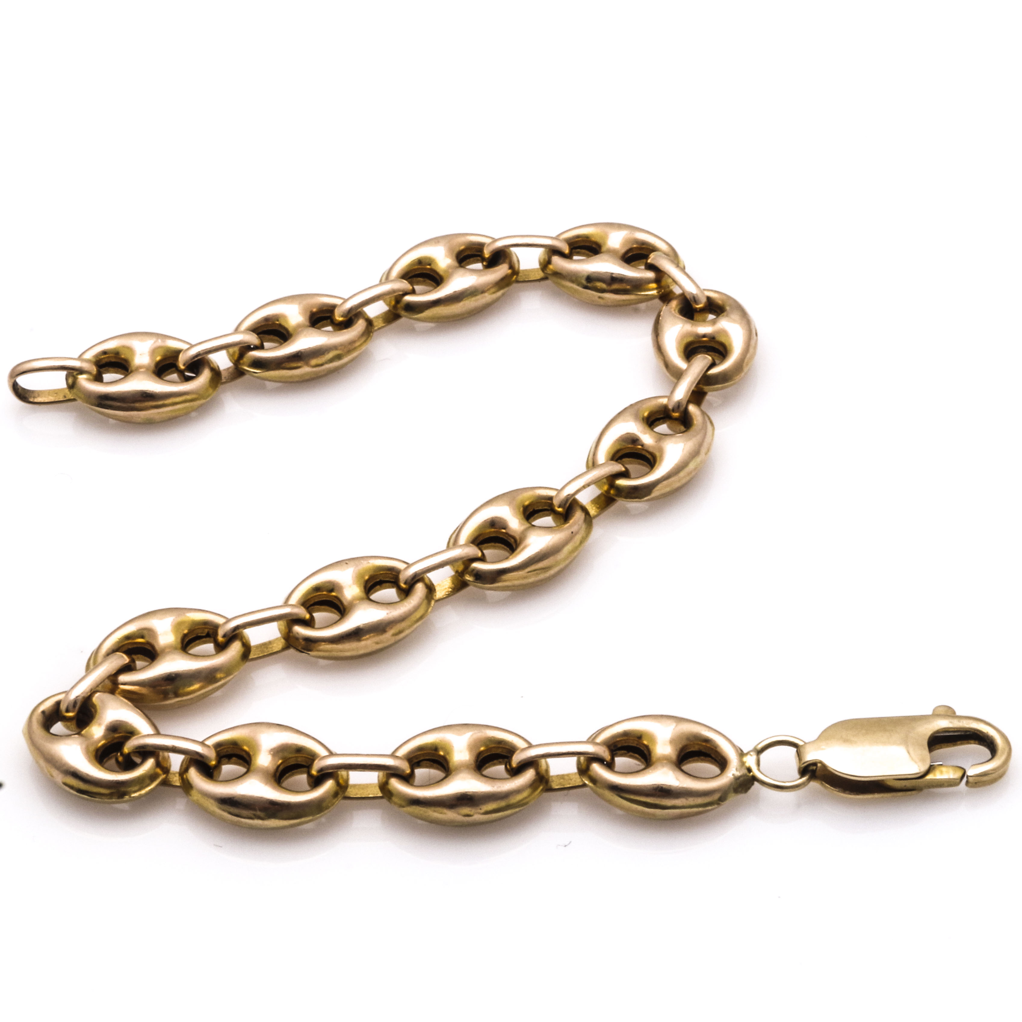 14K Yellow Gold Mariner Link Bracelet