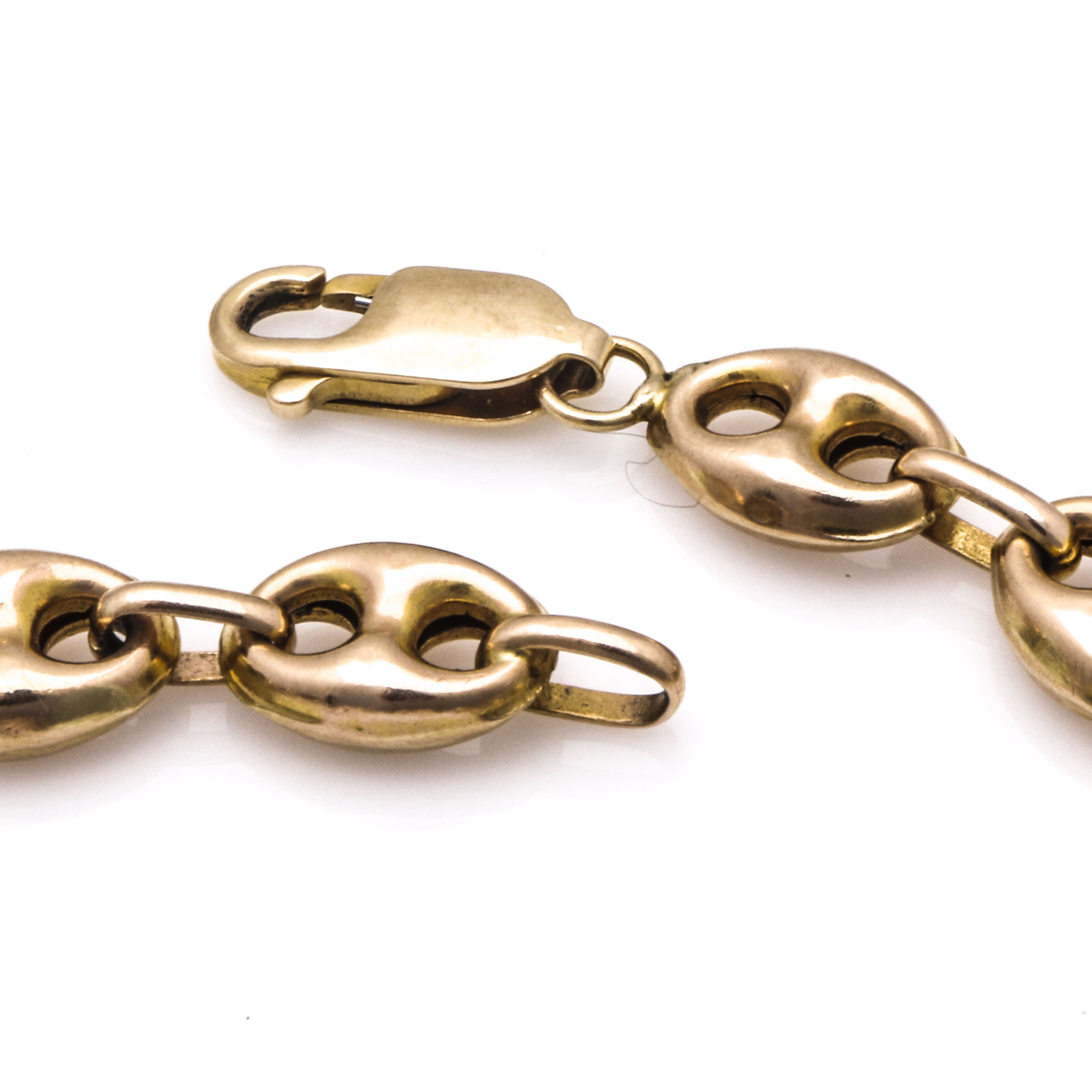 14K Yellow Gold Mariner Link Bracelet