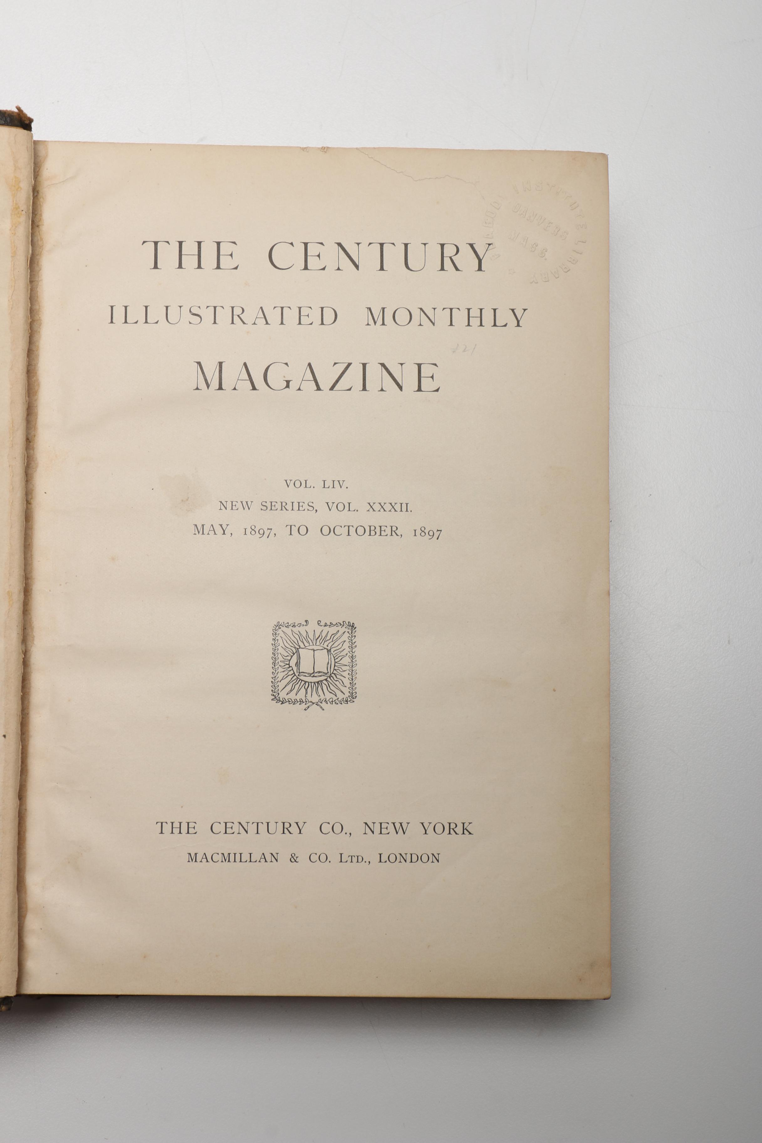Antique Bound Periodicals Including 1906 "Science Siftings"