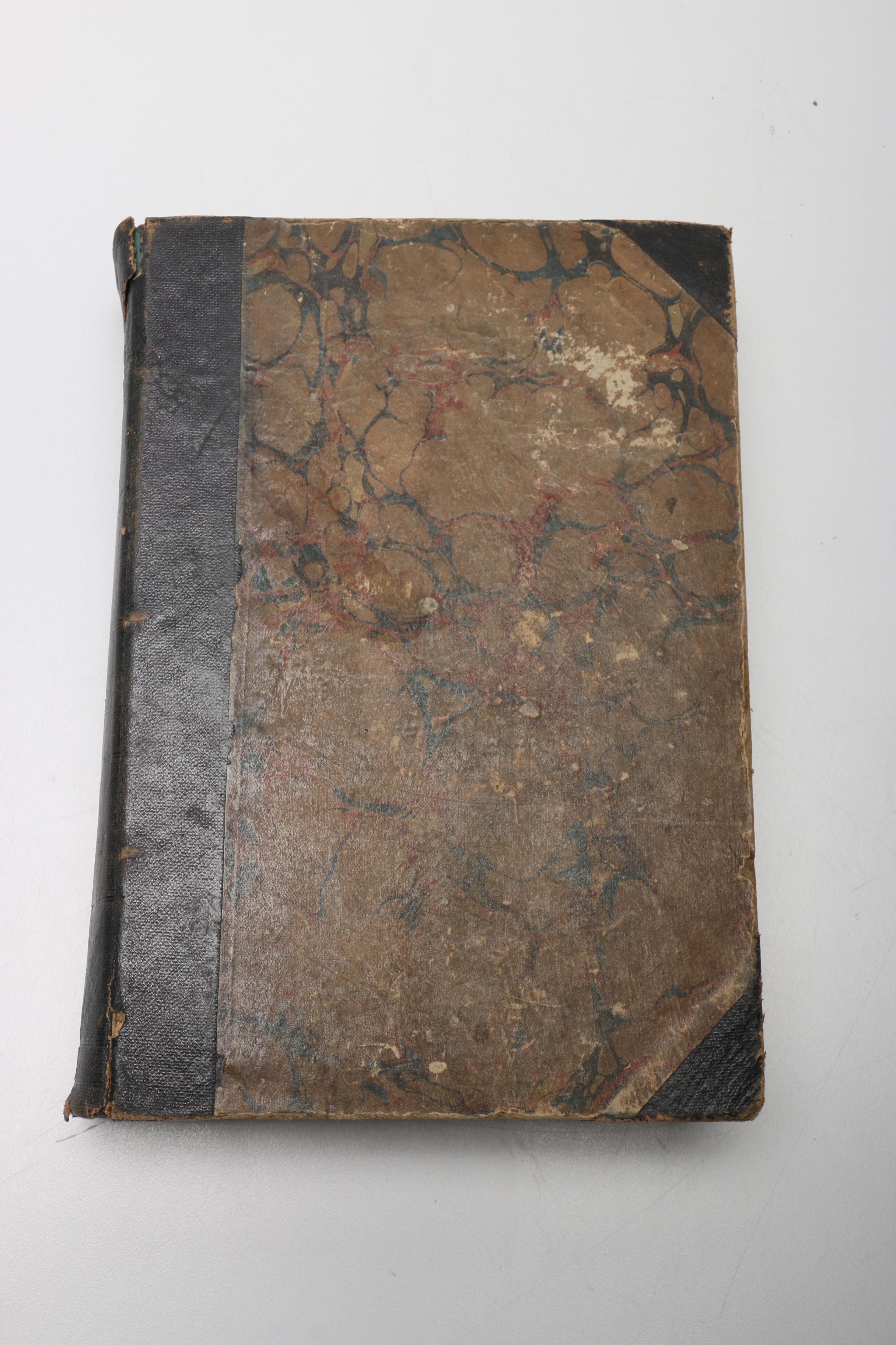 Antique Books Including 1867 "Chambers's Journal of Popular Literature, Science and Arts"