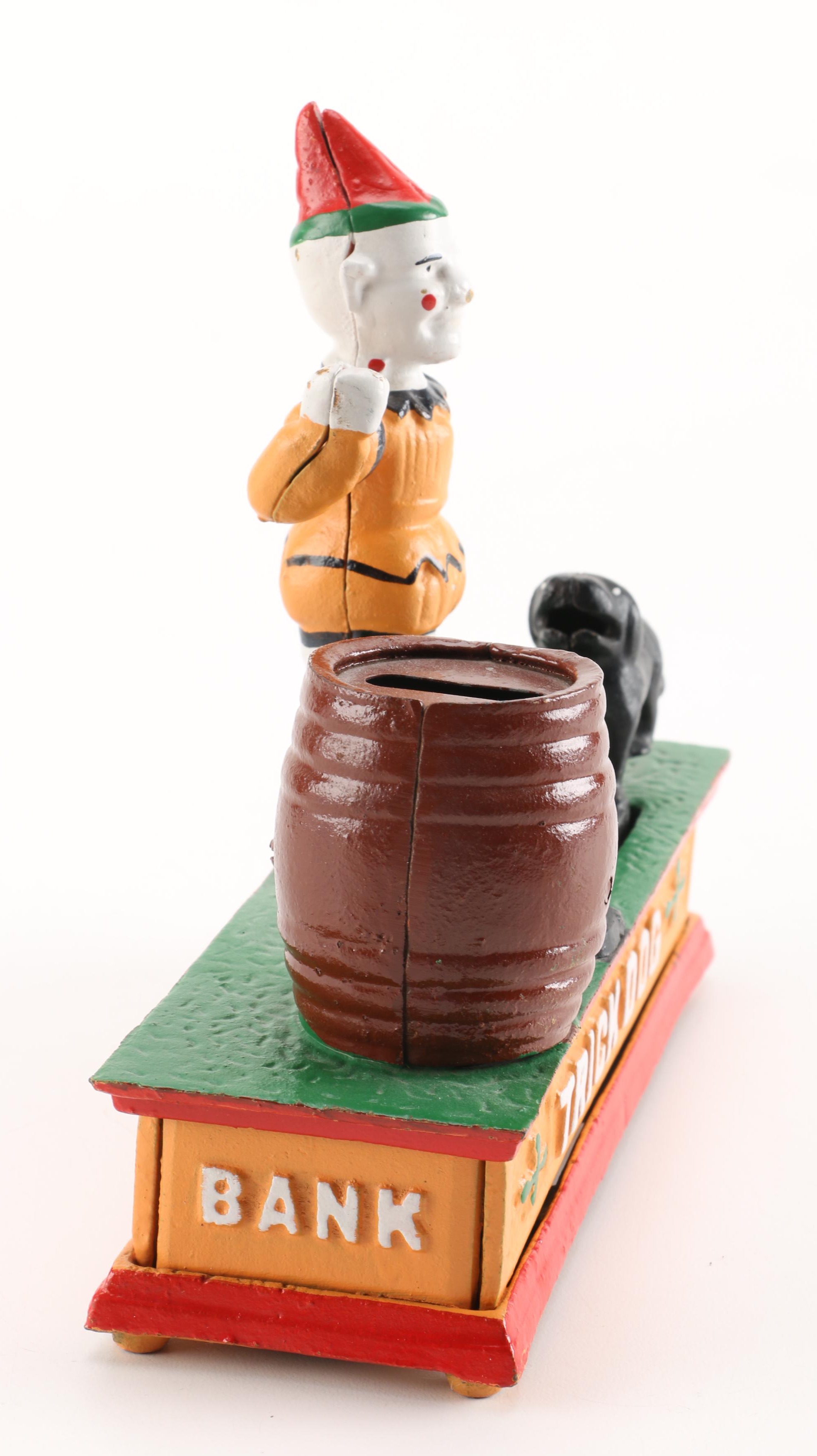 Reproduction Cast Iron Trick Dog Bank