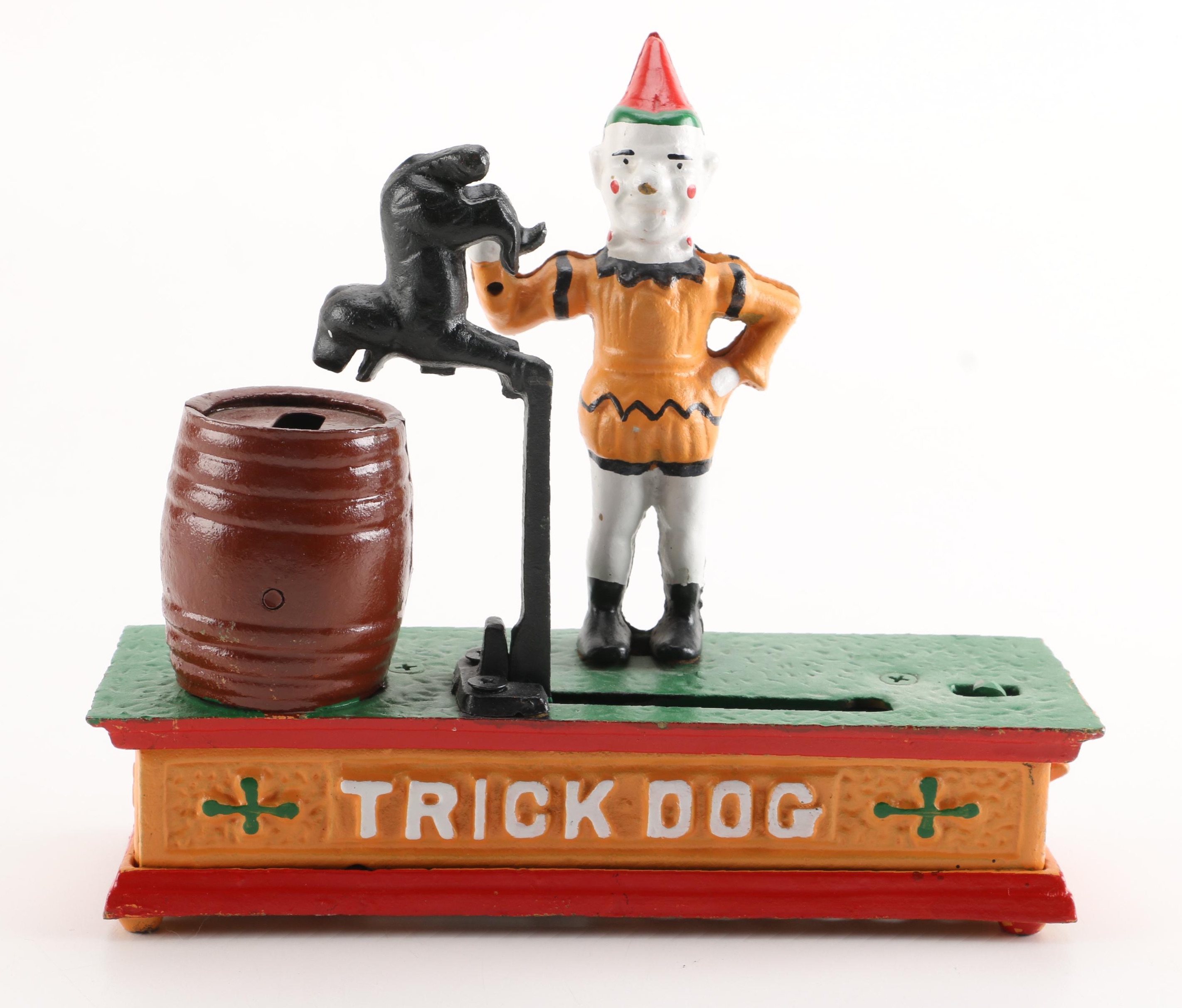 Reproduction Cast Iron Trick Dog Bank