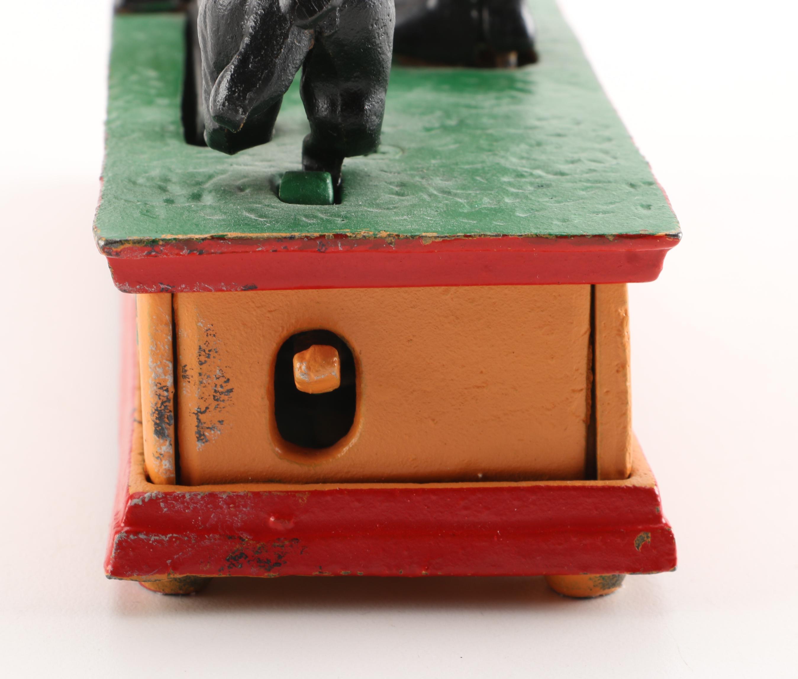 Reproduction Cast Iron Trick Dog Bank