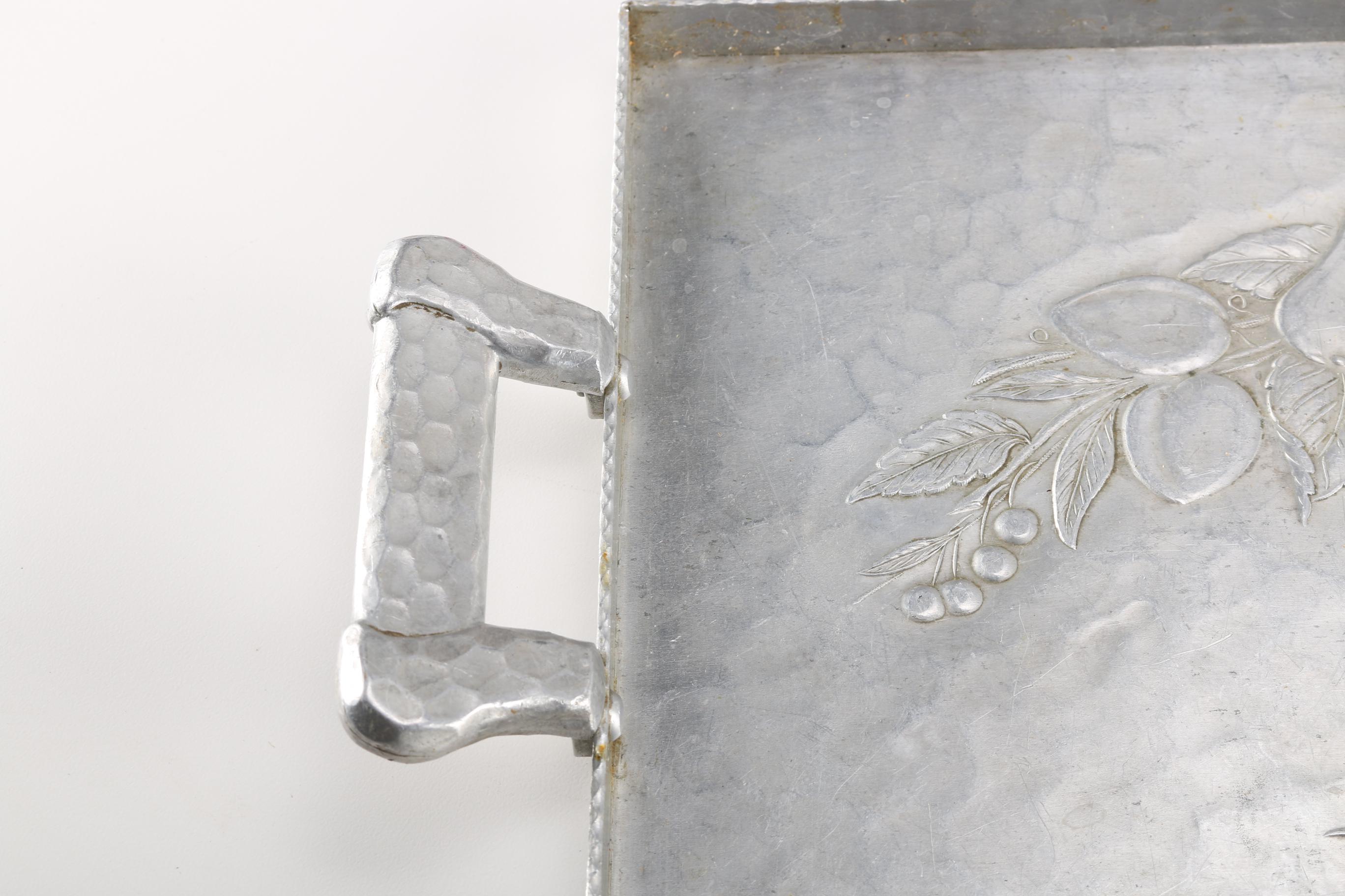 WMF Ikora Bowl With a Collection of Hand Forged Aluminum Servingware