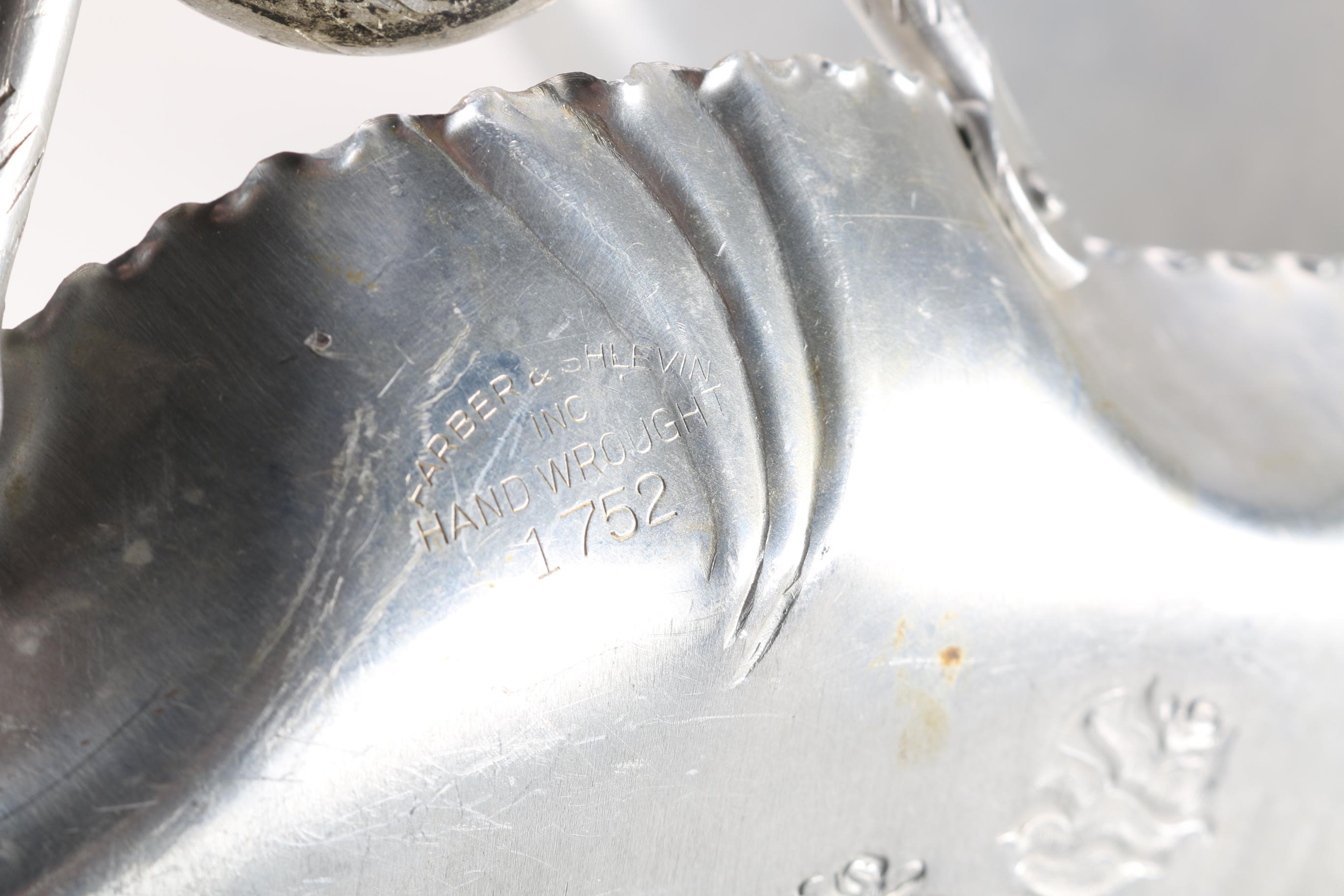 WMF Ikora Bowl With a Collection of Hand Forged Aluminum Servingware