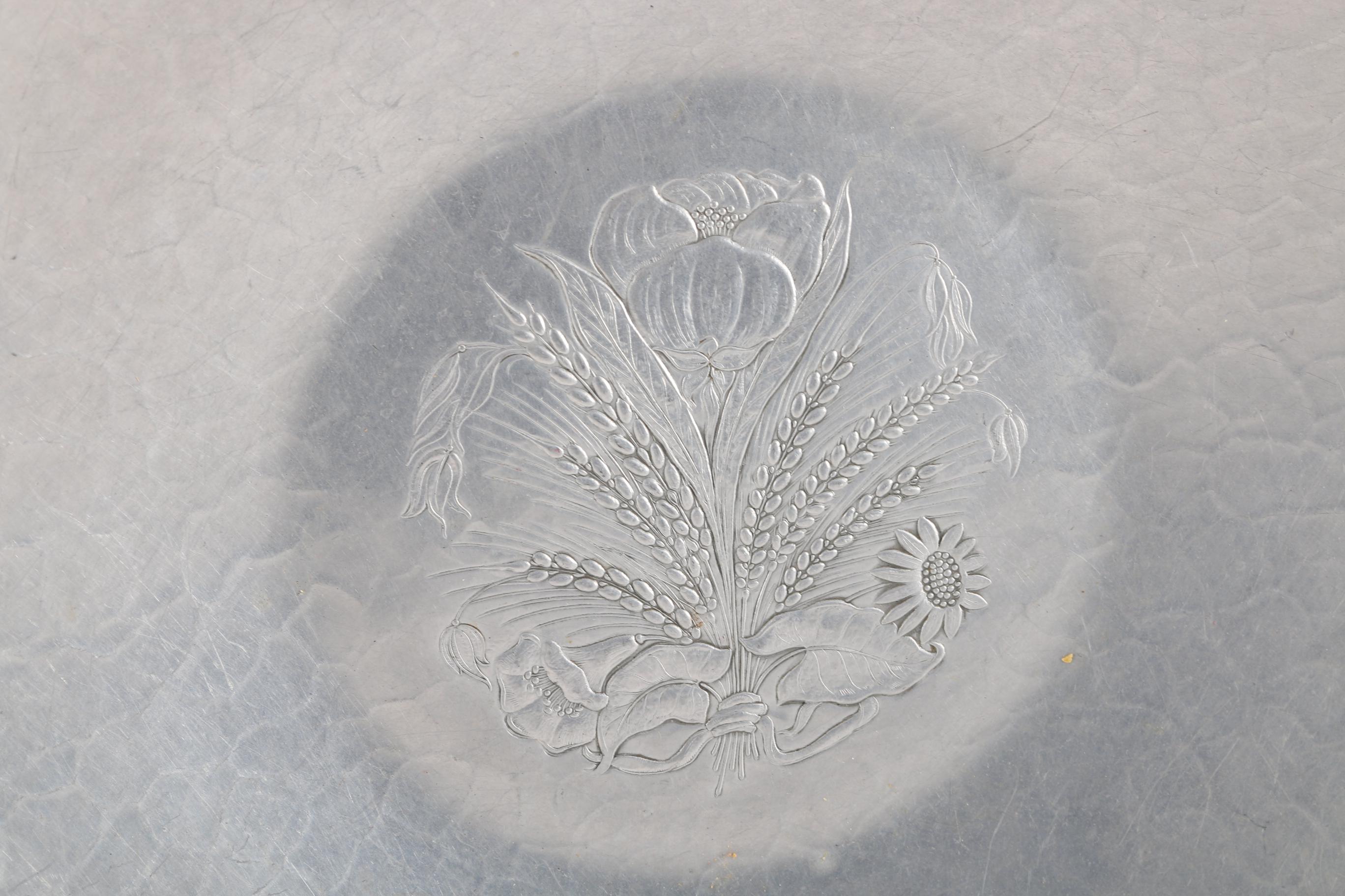 WMF Ikora Bowl With a Collection of Hand Forged Aluminum Servingware