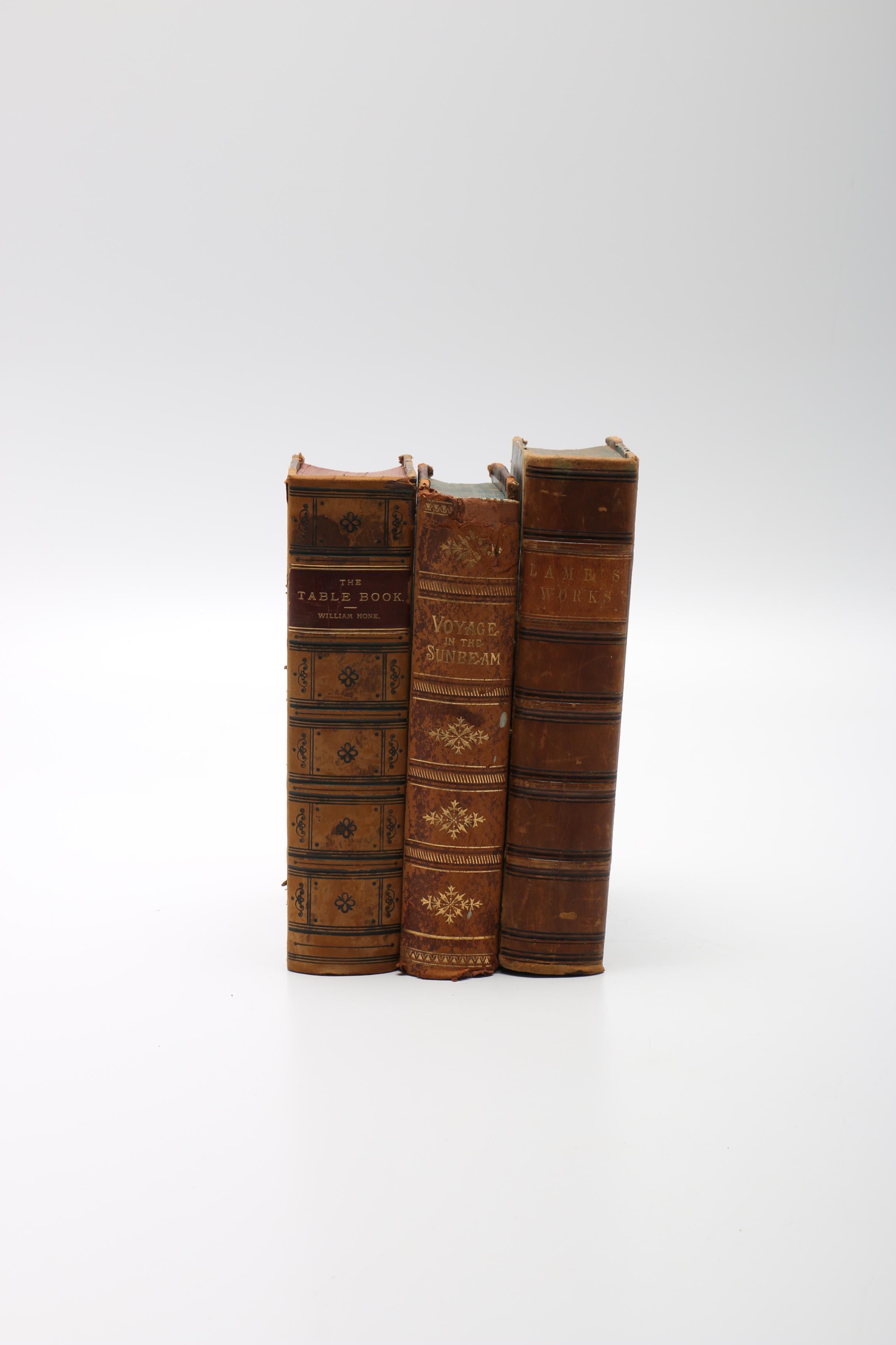 Nineteenth-Century Books Including 1827 "The Table-Book of Daily Recreation and Information"