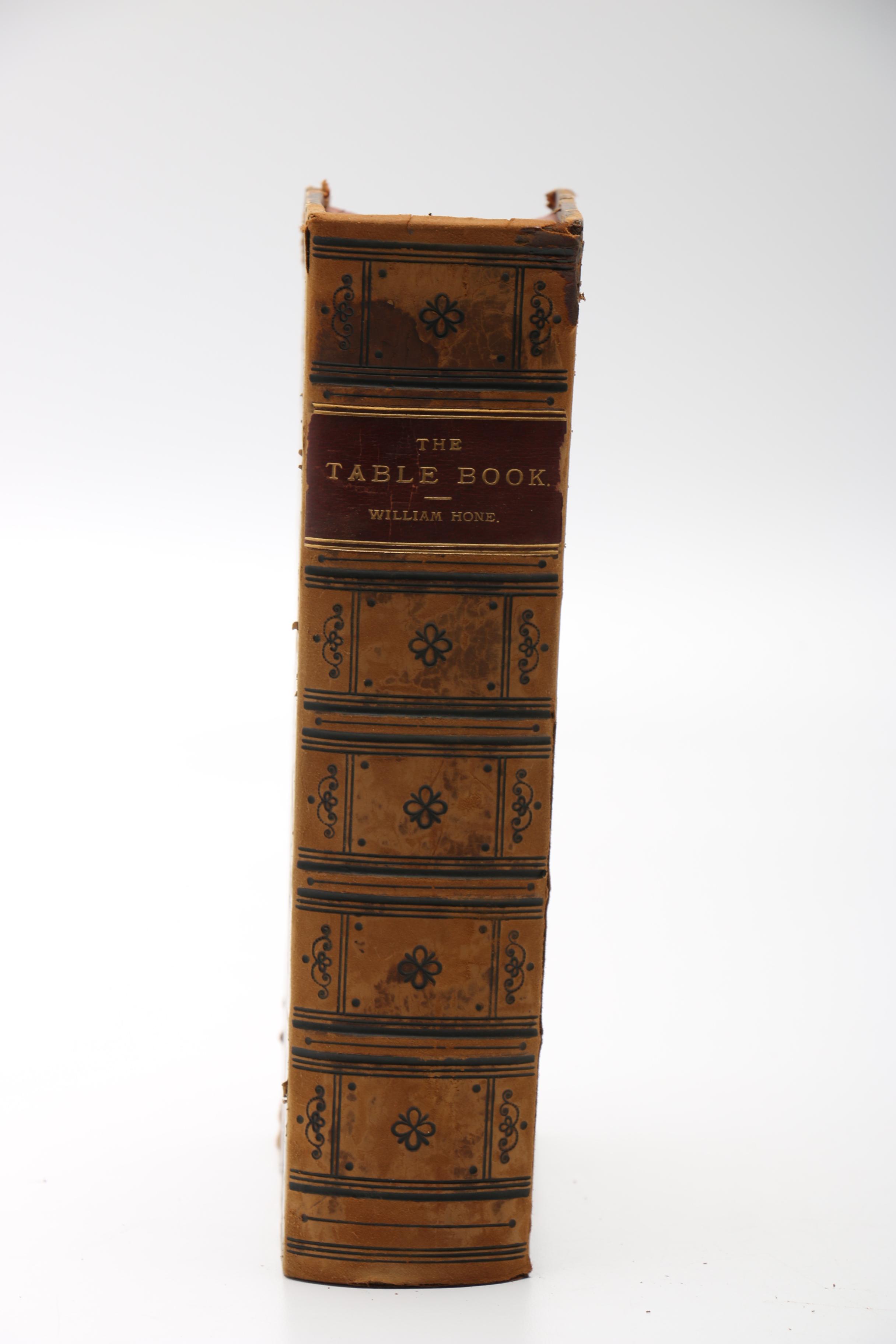 Nineteenth-Century Books Including 1827 "The Table-Book of Daily Recreation and Information"