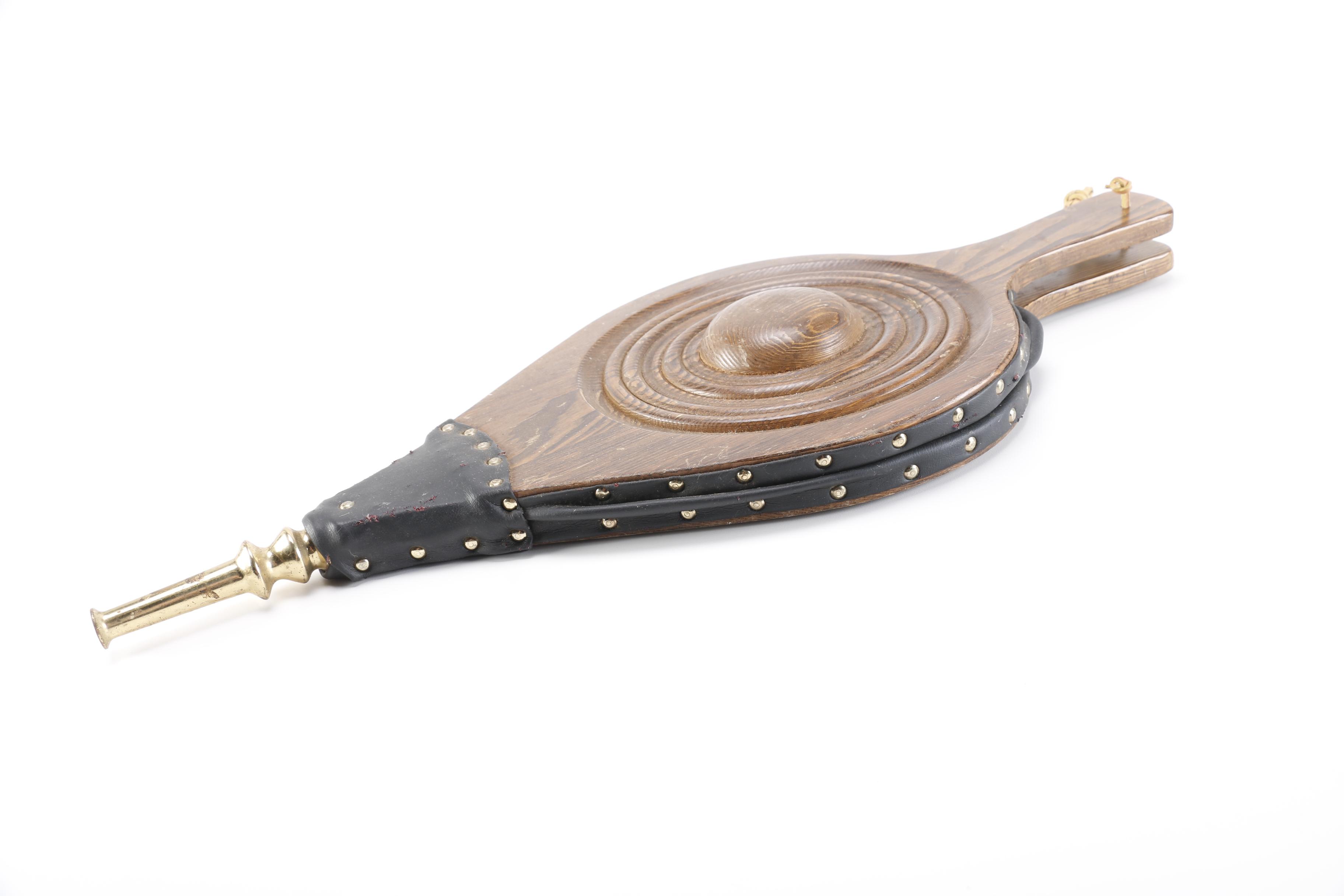 Wooden Fireplace Bellows