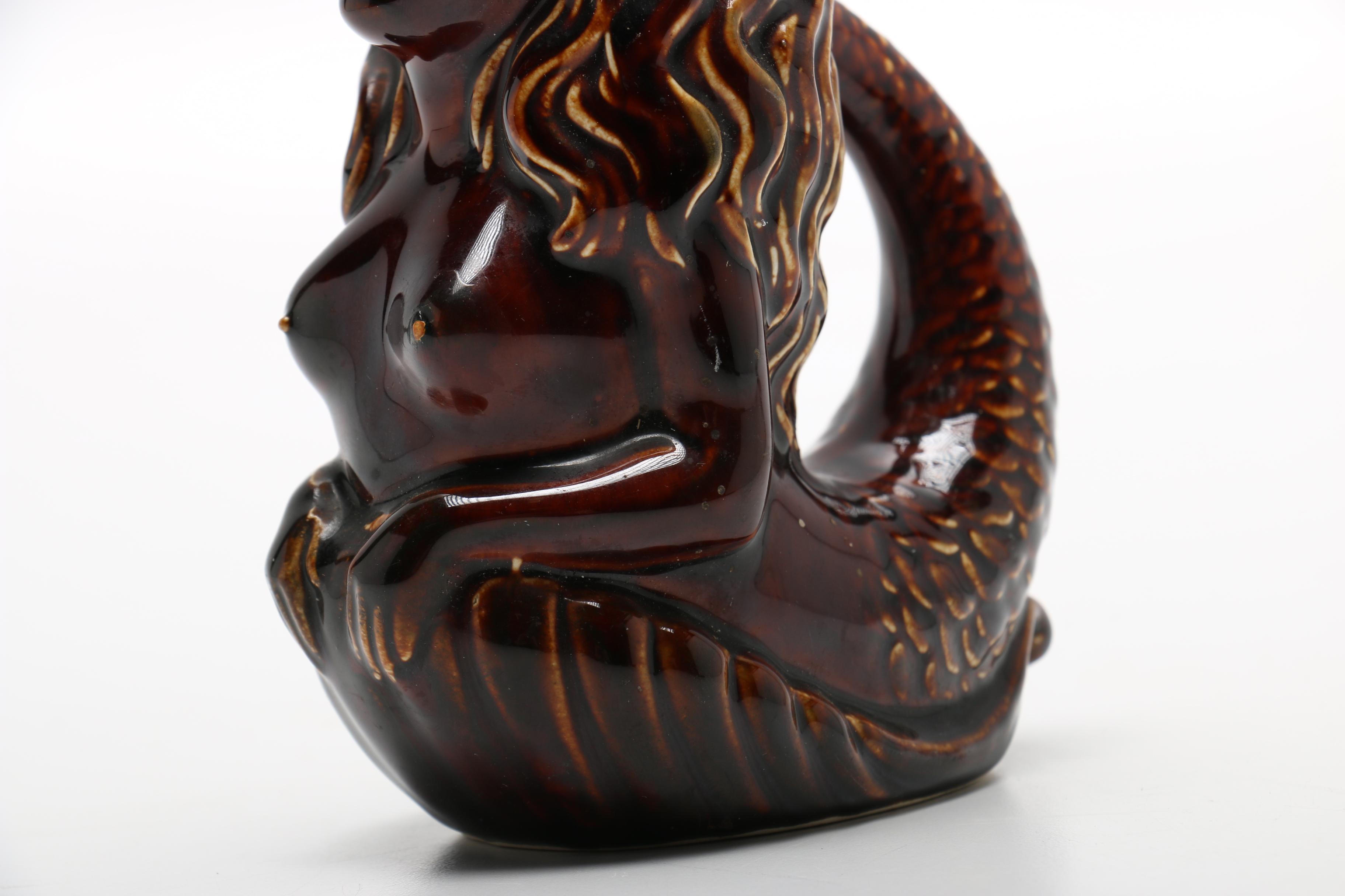 Dartmouth Pottery Mermaid Gurgle Jug Circa 1950