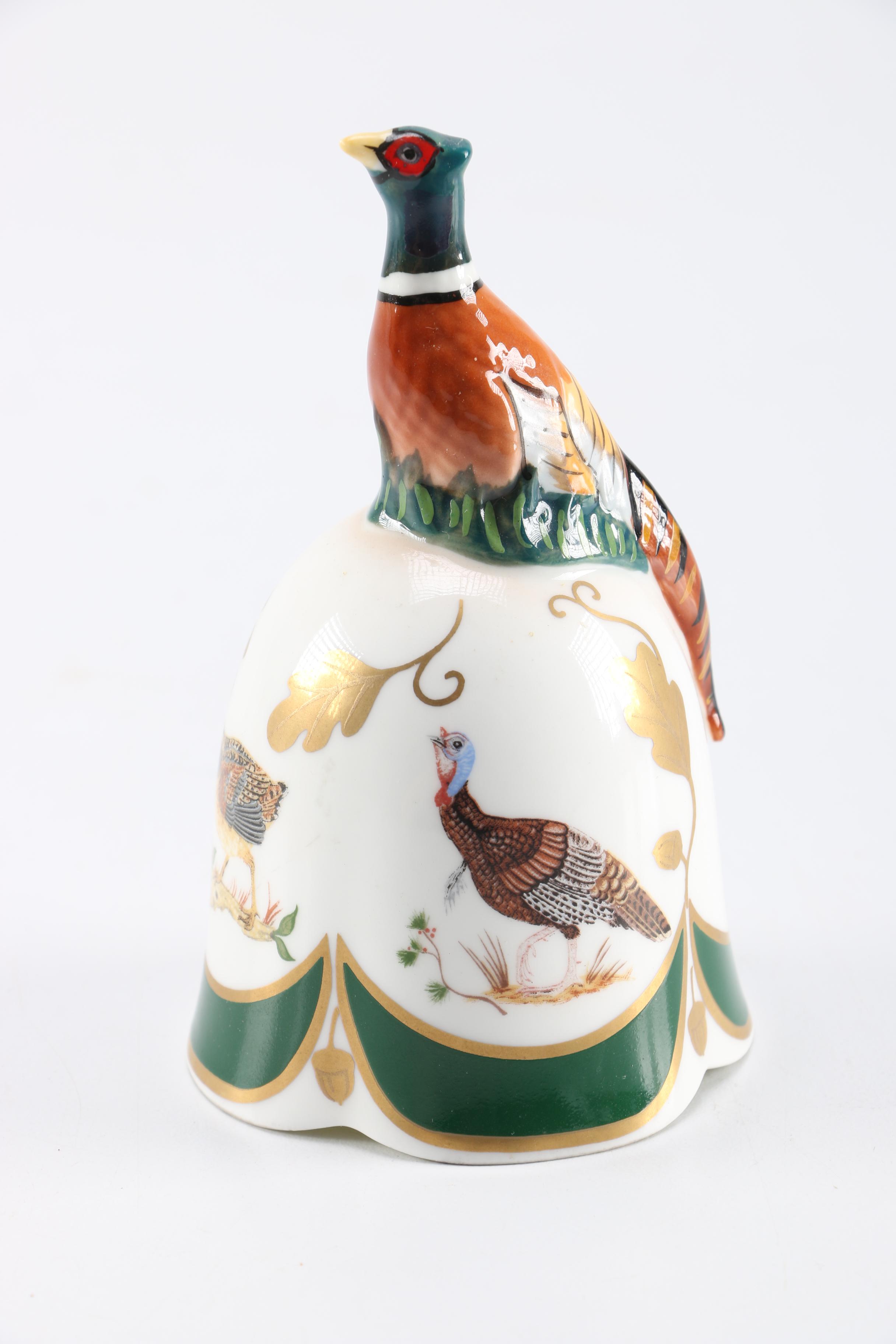 Limited Edition Lynn Chase Winter Game Birds Bell