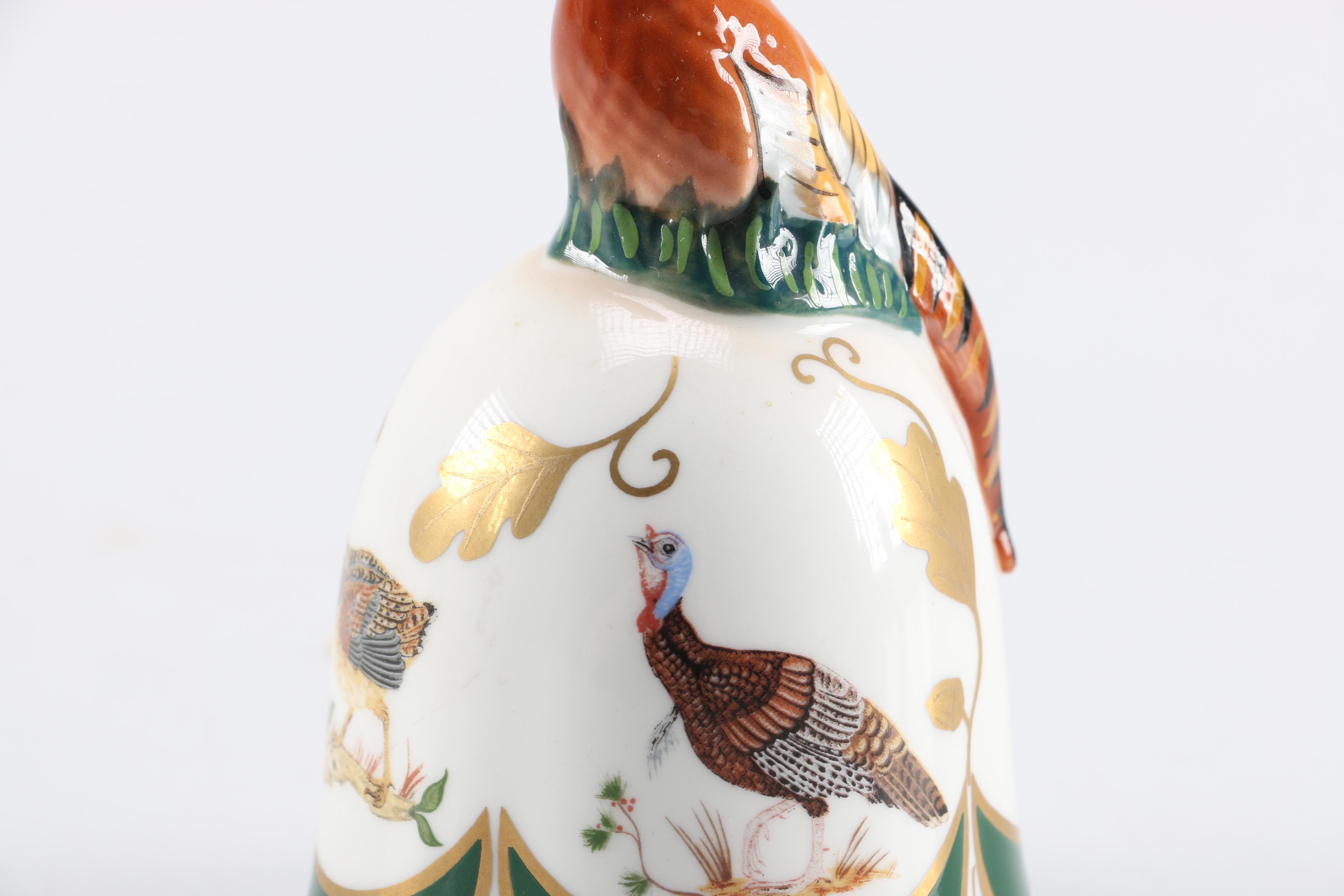 Limited Edition Lynn Chase Winter Game Birds Bell