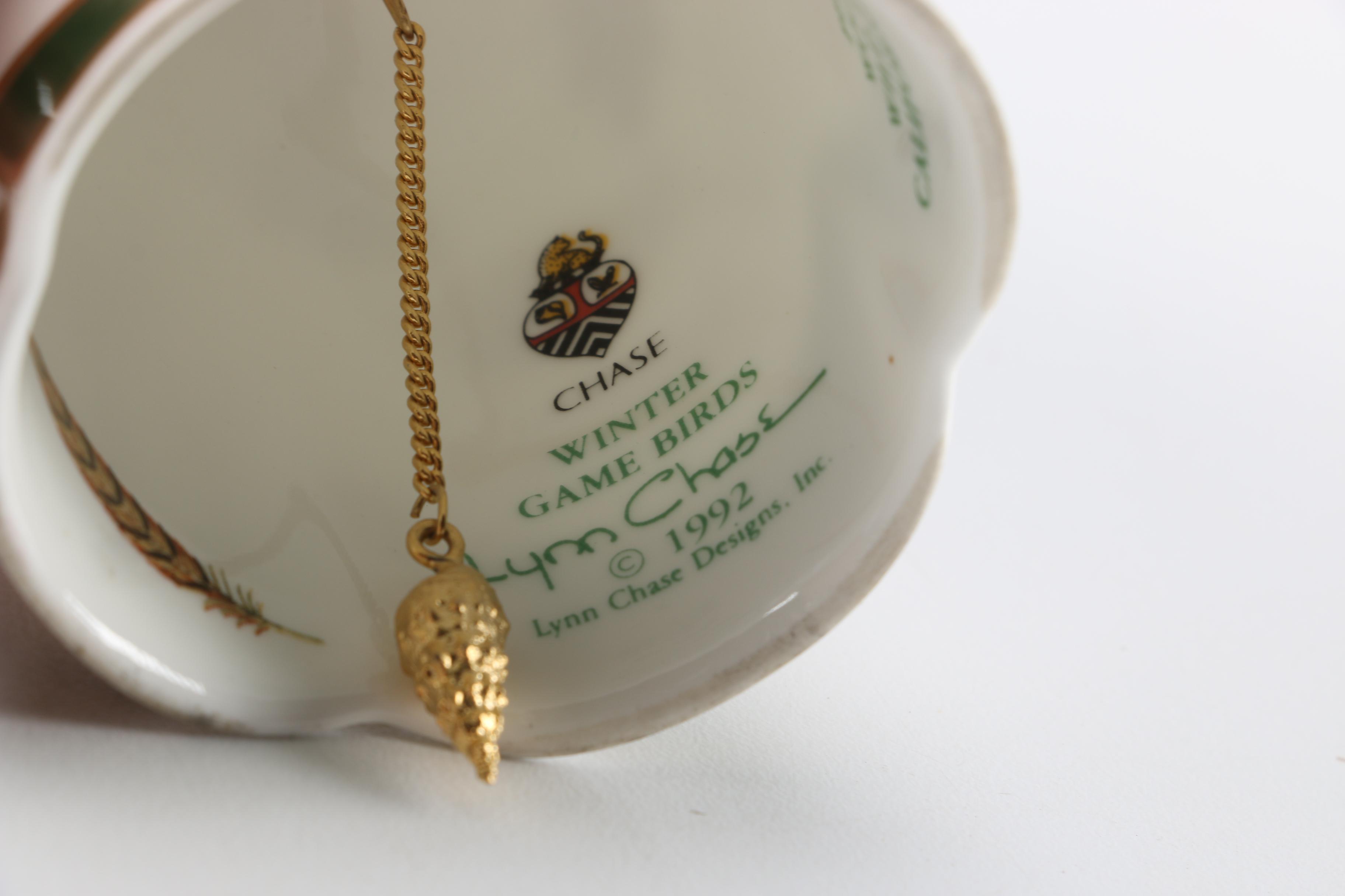 Limited Edition Lynn Chase Winter Game Birds Bell