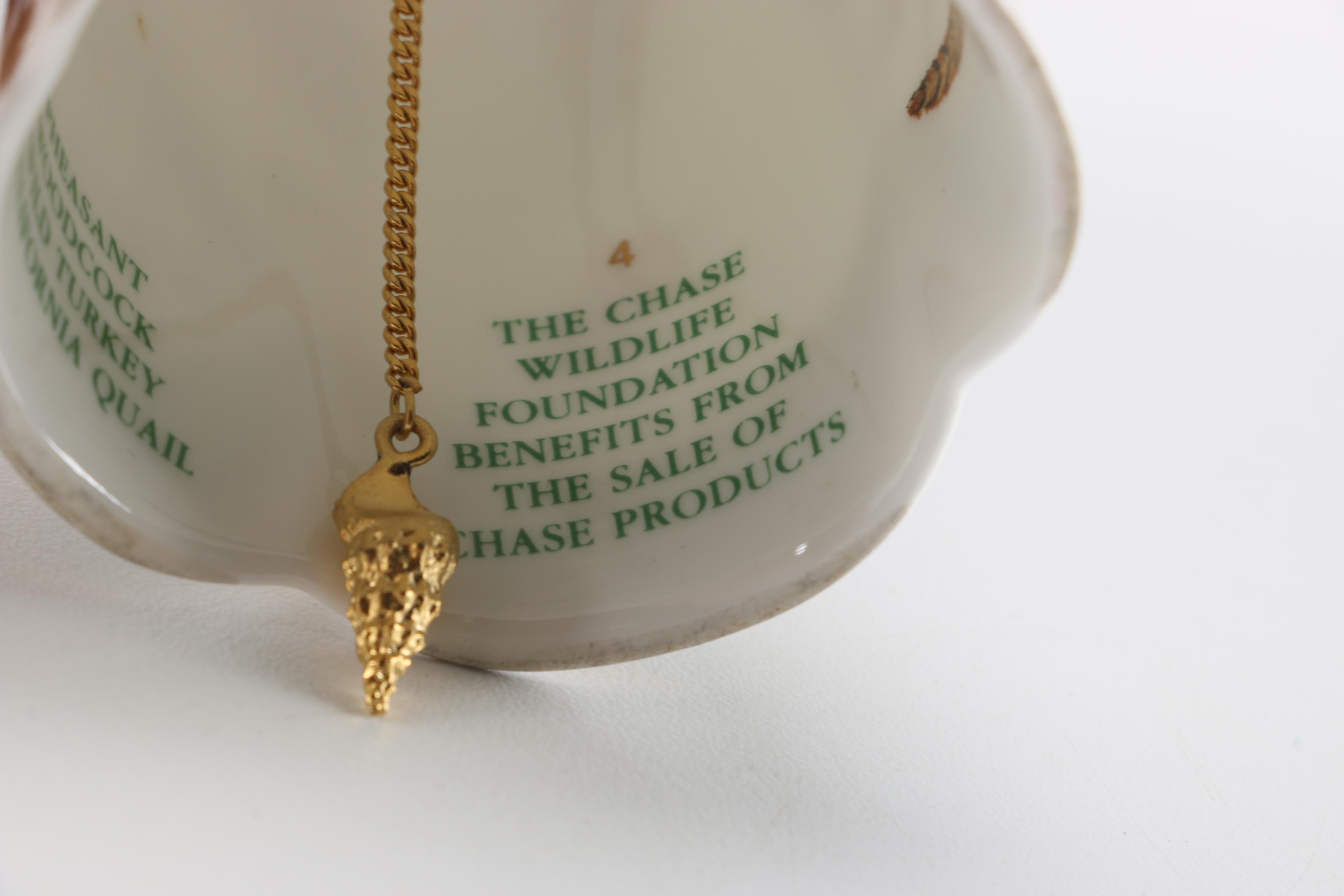 Limited Edition Lynn Chase Winter Game Birds Bell