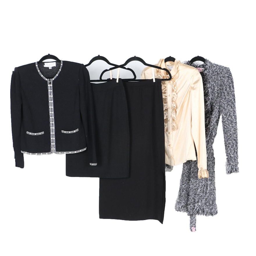 Women's Cardigans, Skirts and Blouses Including St. John