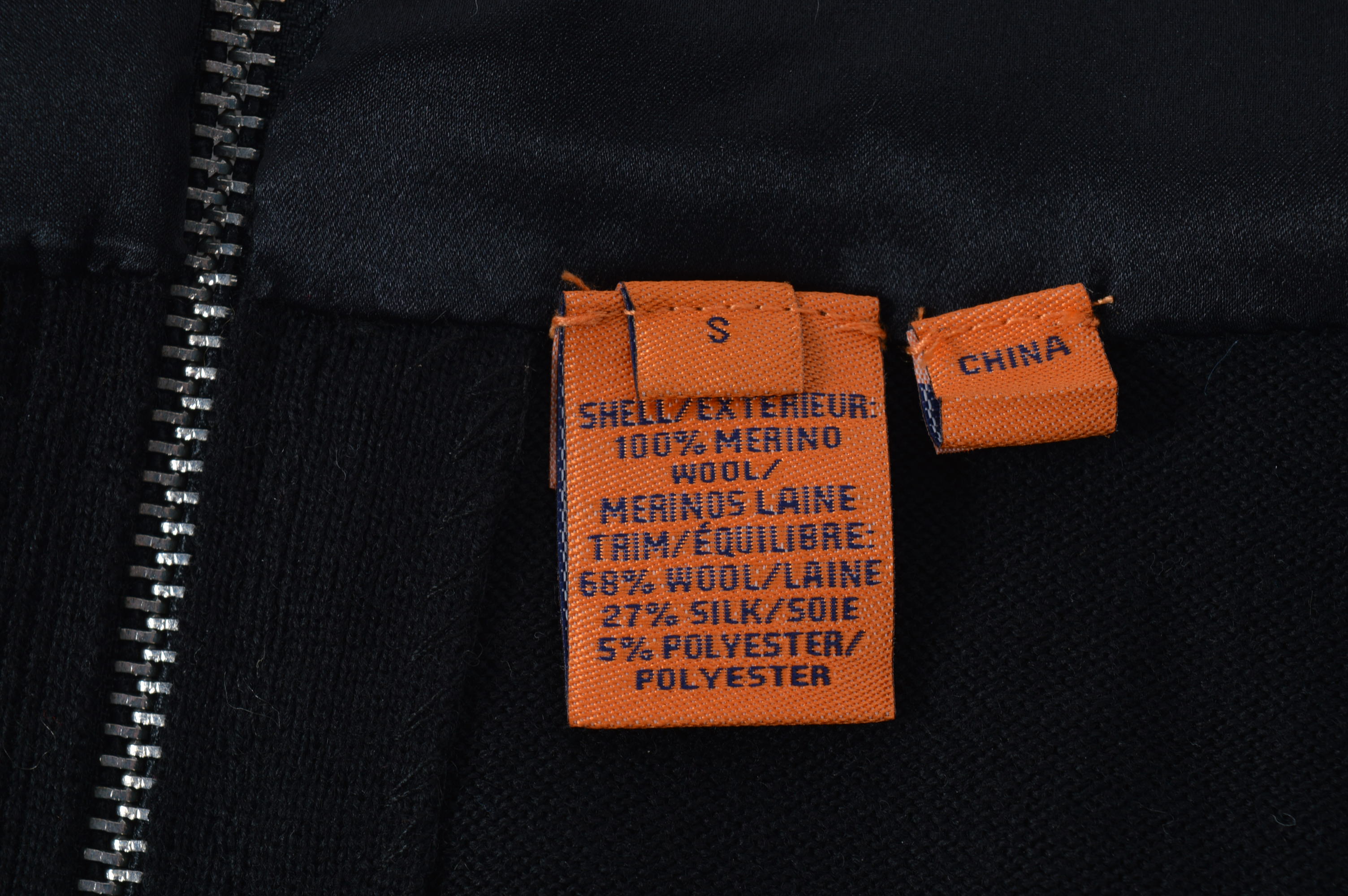 Tory Burch Black Wool Knit Dress with Embellished Neckline