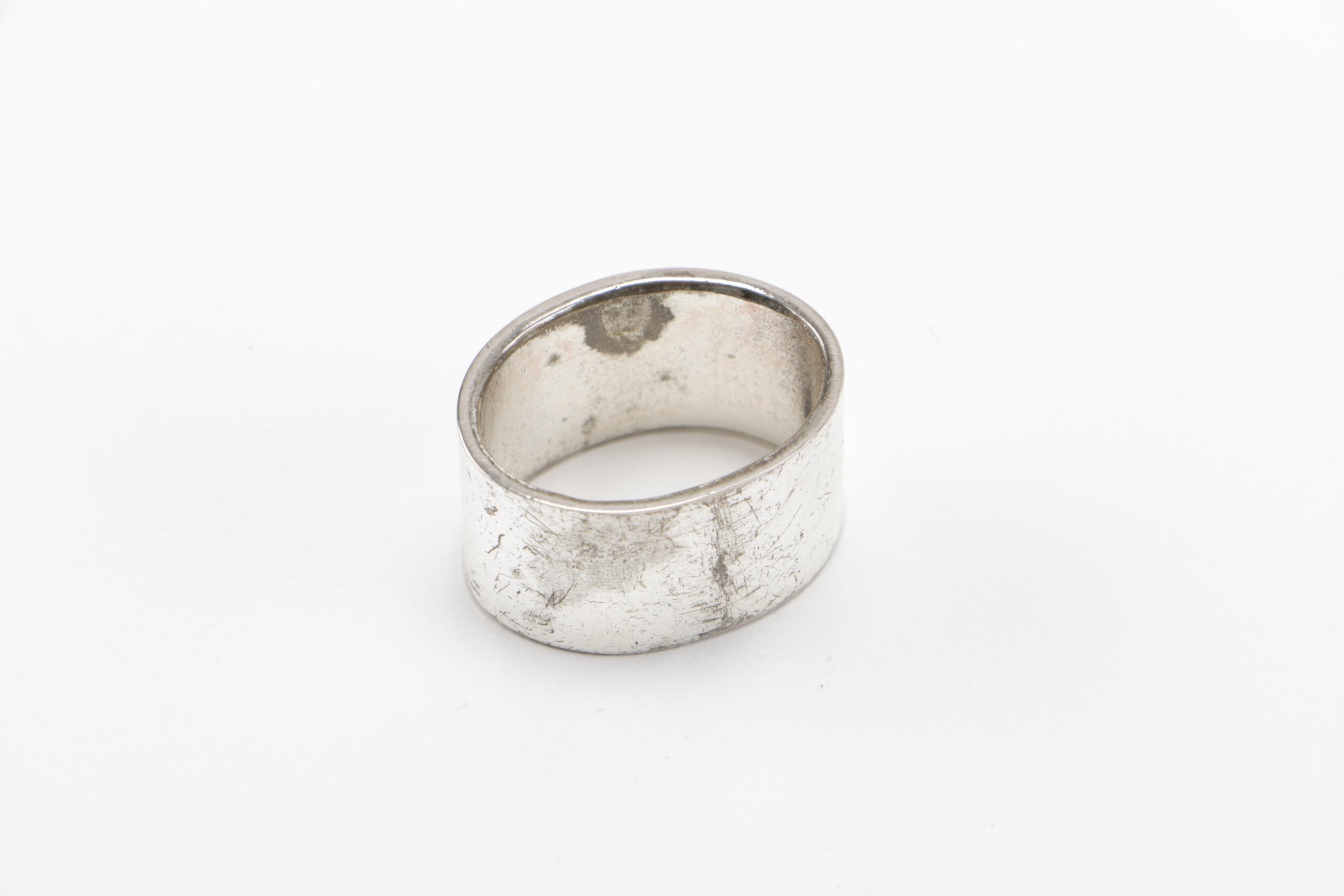 Chrome Plated Napkin Ring Set