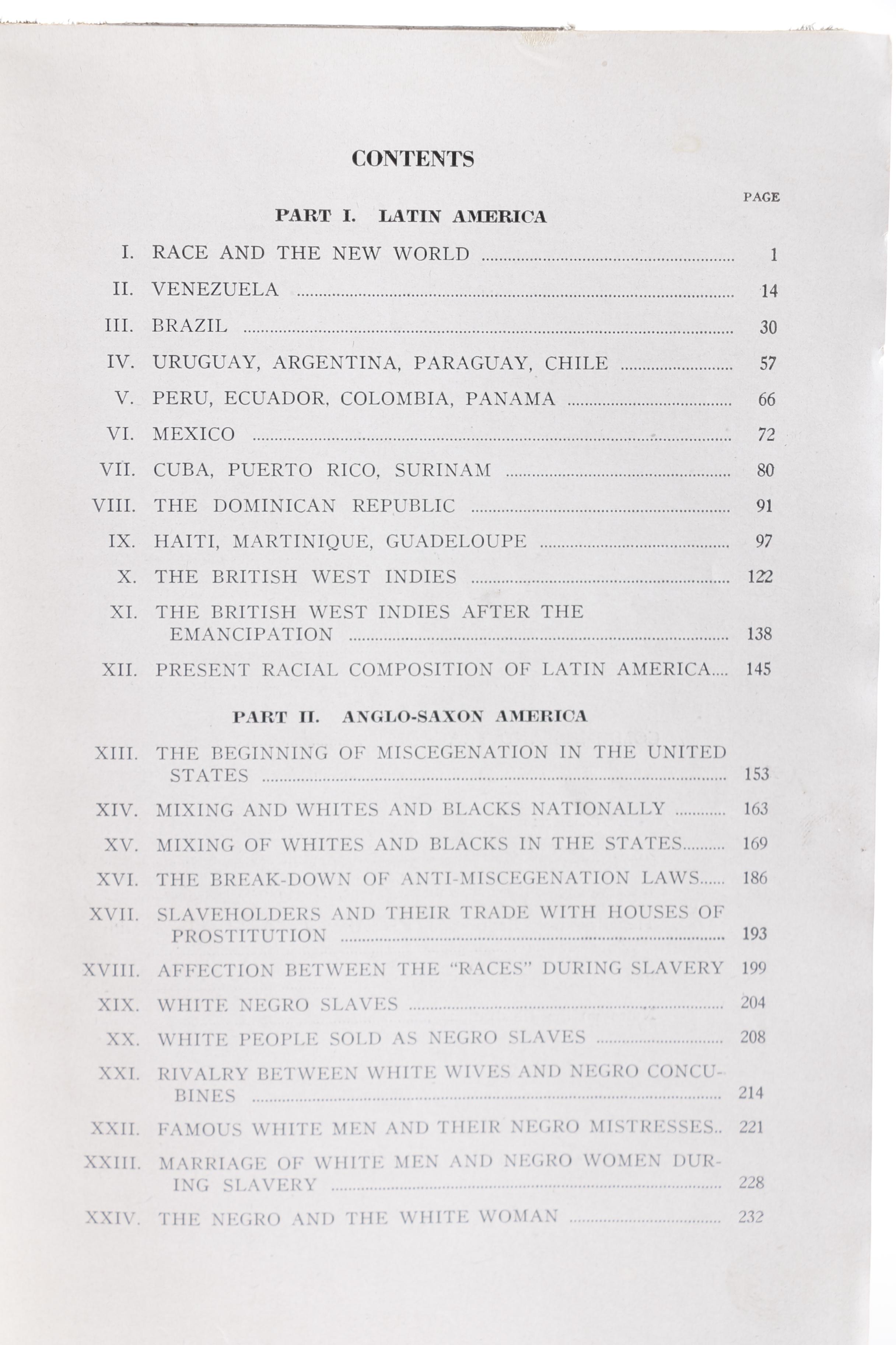 1948 Volume II of "Sex and Race" by J. A. Rogers