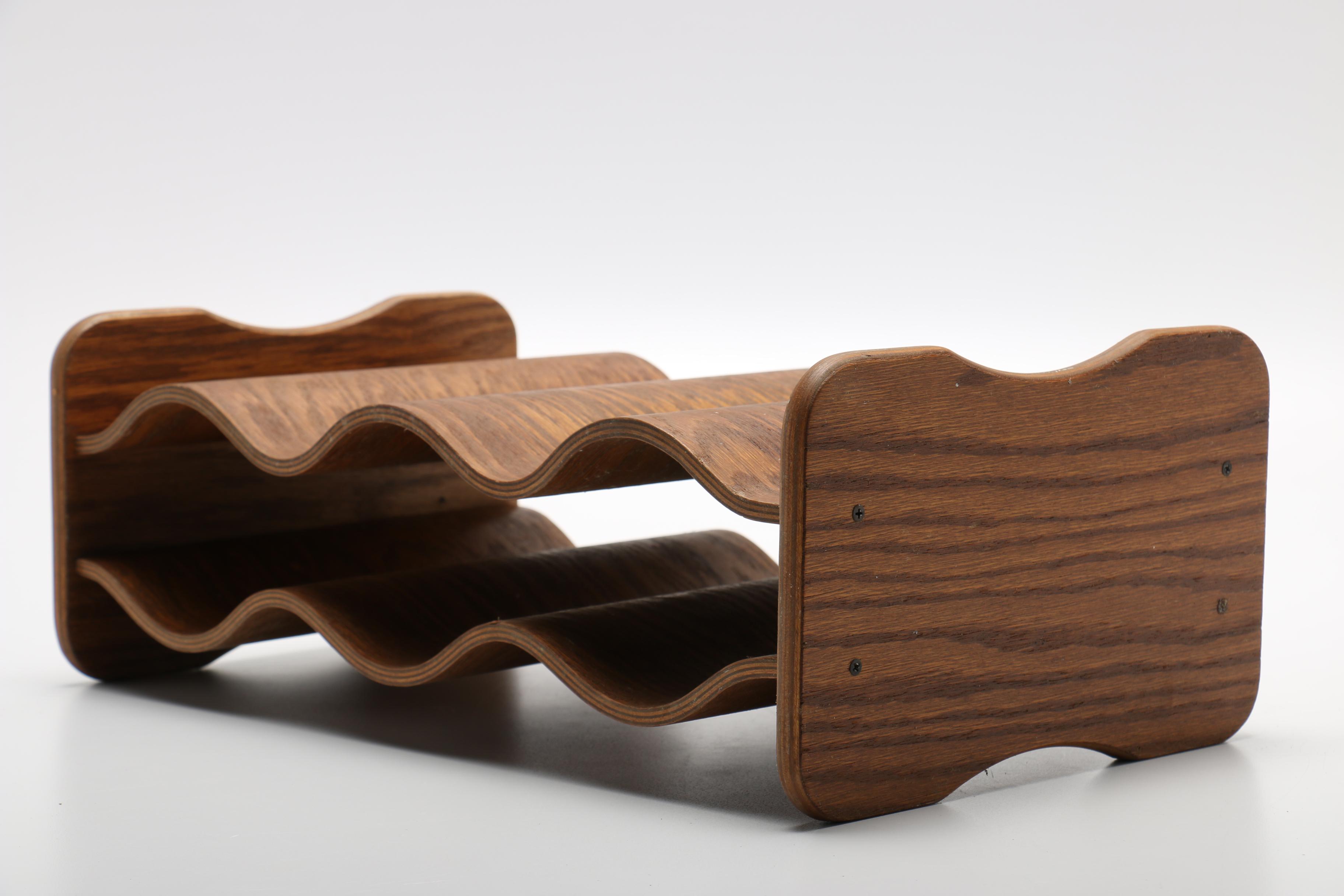 Modern Wooden Wine Rack