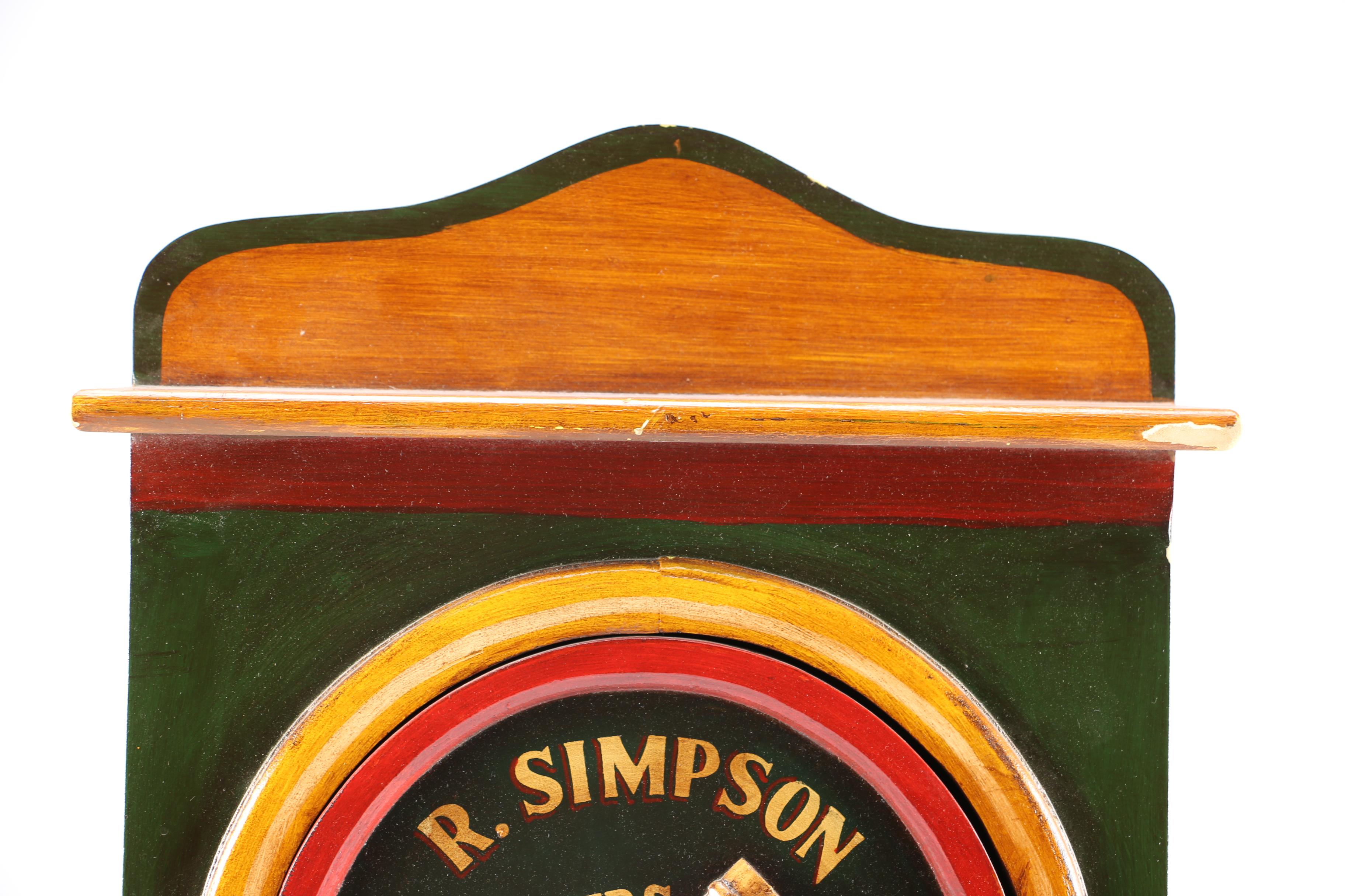 Wooden Royal Navy Medicine Cabinet