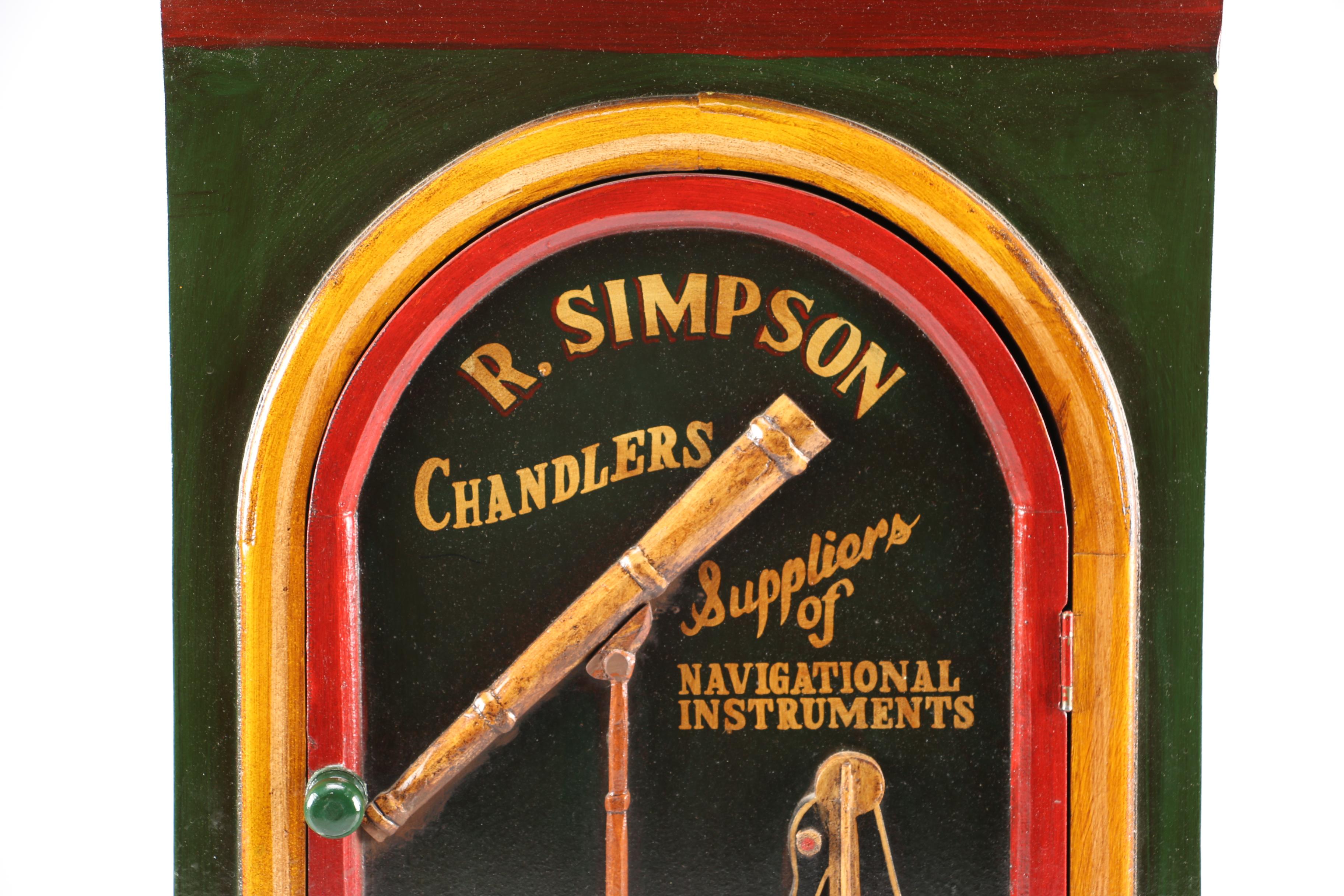 Wooden Royal Navy Medicine Cabinet