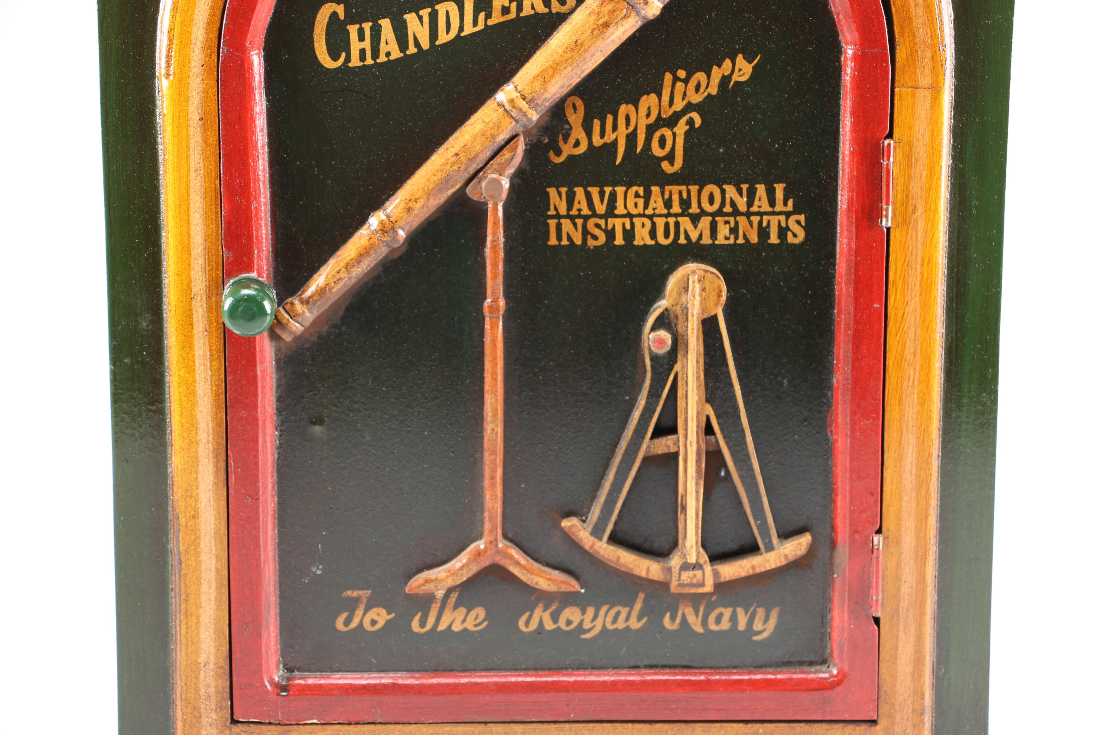 Wooden Royal Navy Medicine Cabinet