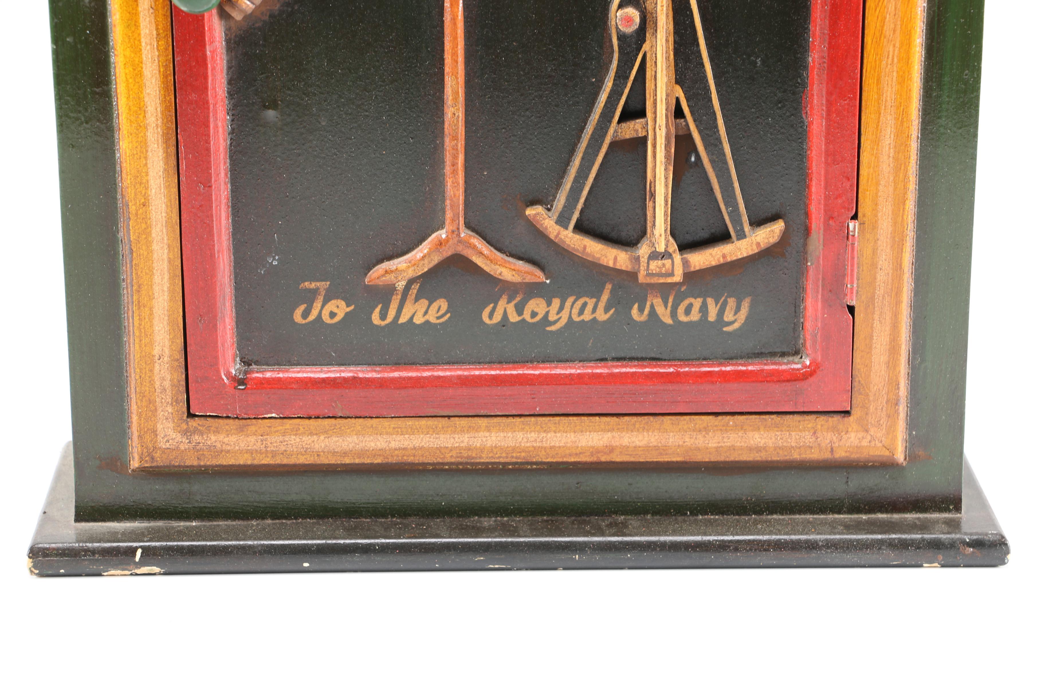 Wooden Royal Navy Medicine Cabinet