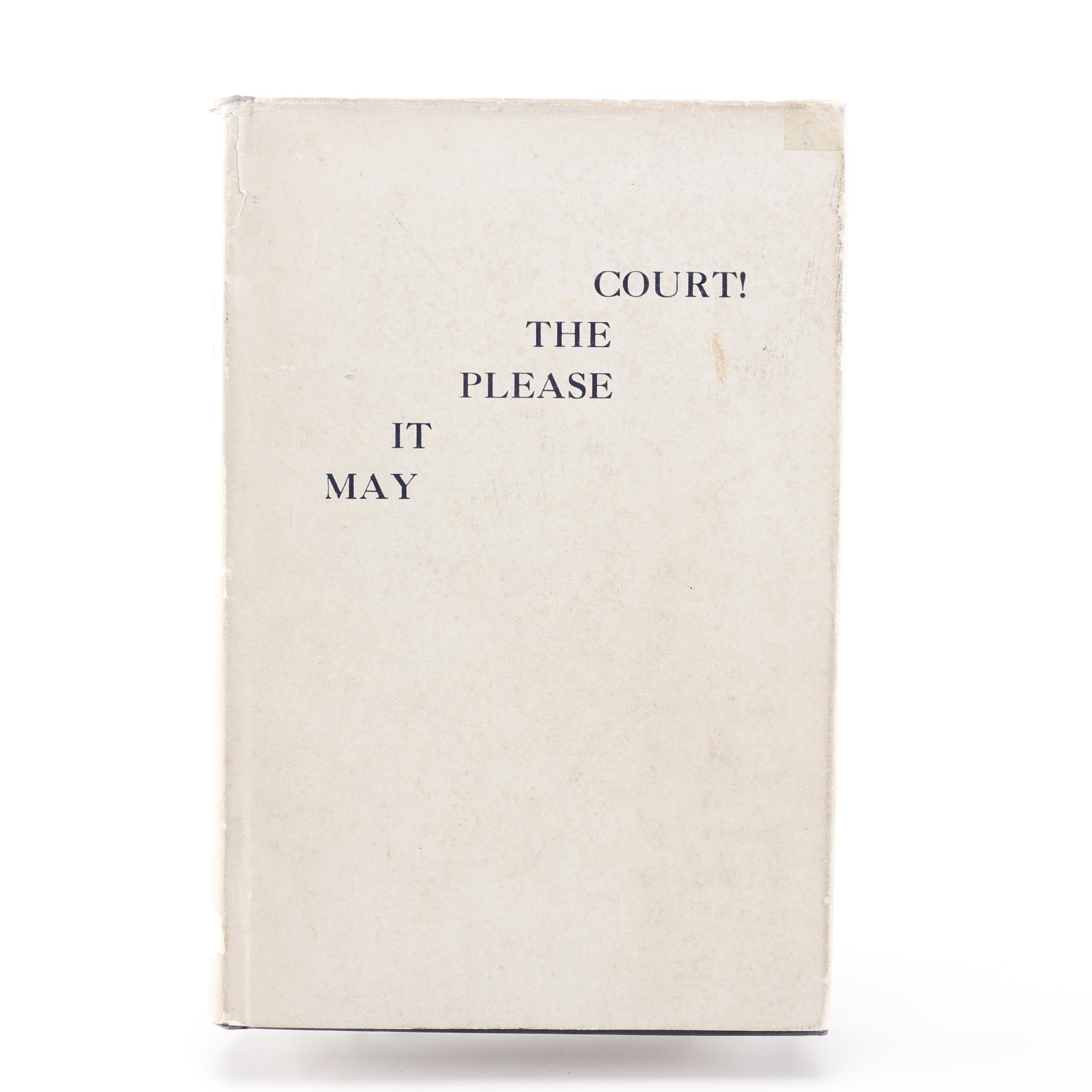 1952 Signed Edition of "May It Please The Court!" by S.N. Gazan