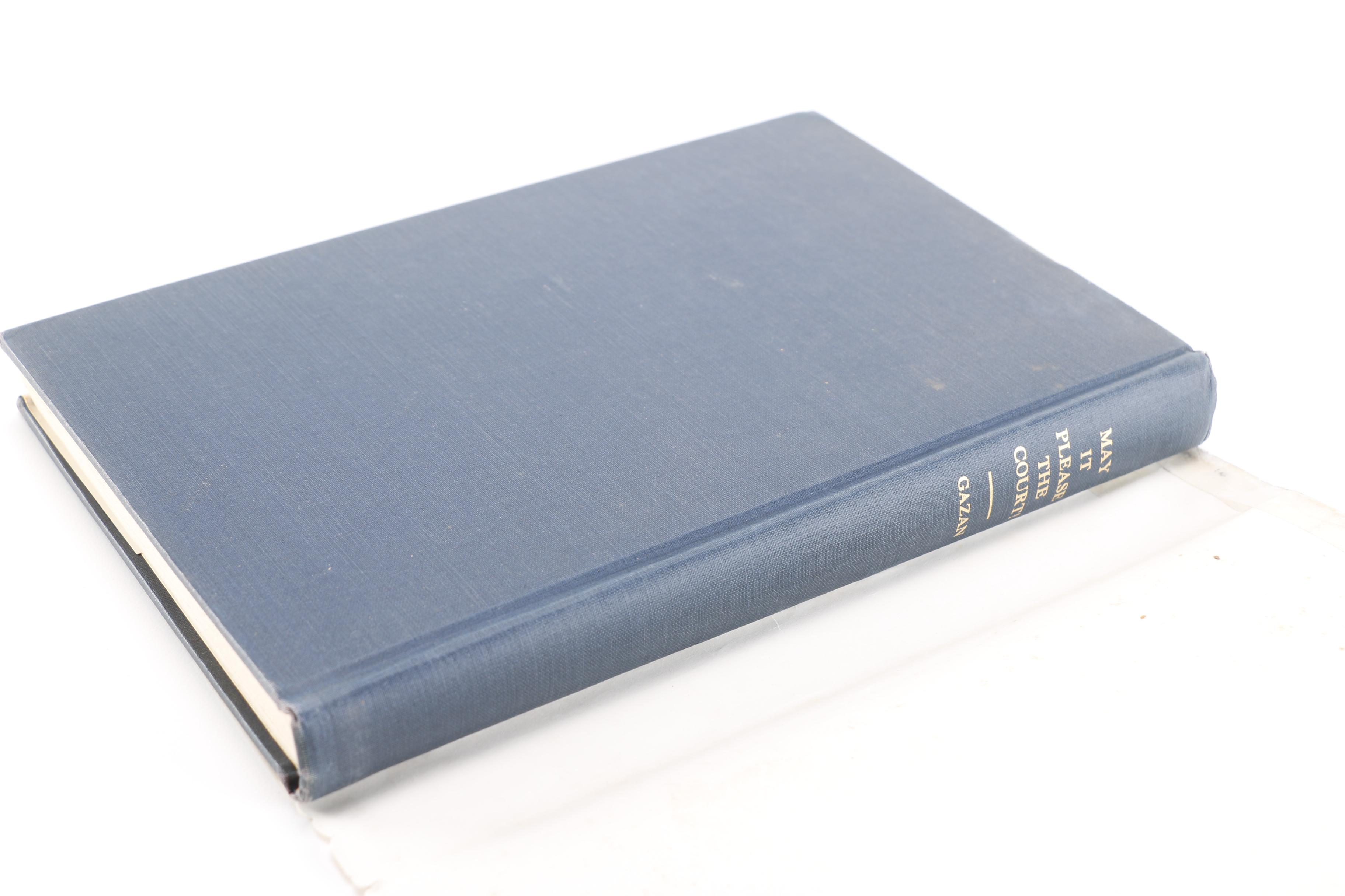 1952 Signed Edition of "May It Please The Court!" by S.N. Gazan