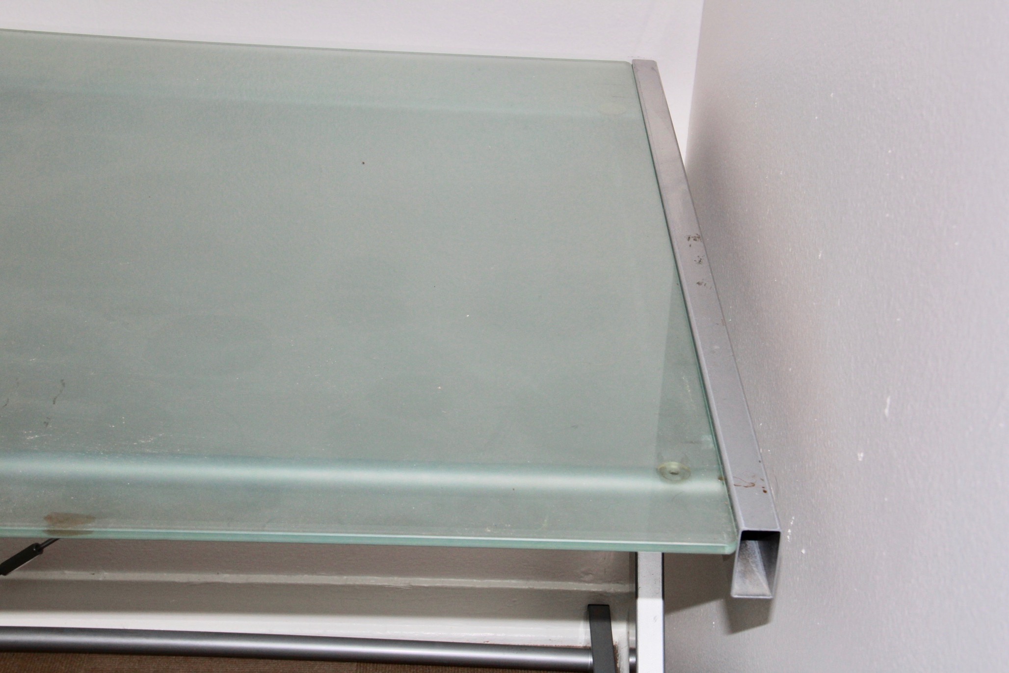 Contemporary Frosted Glass Desk