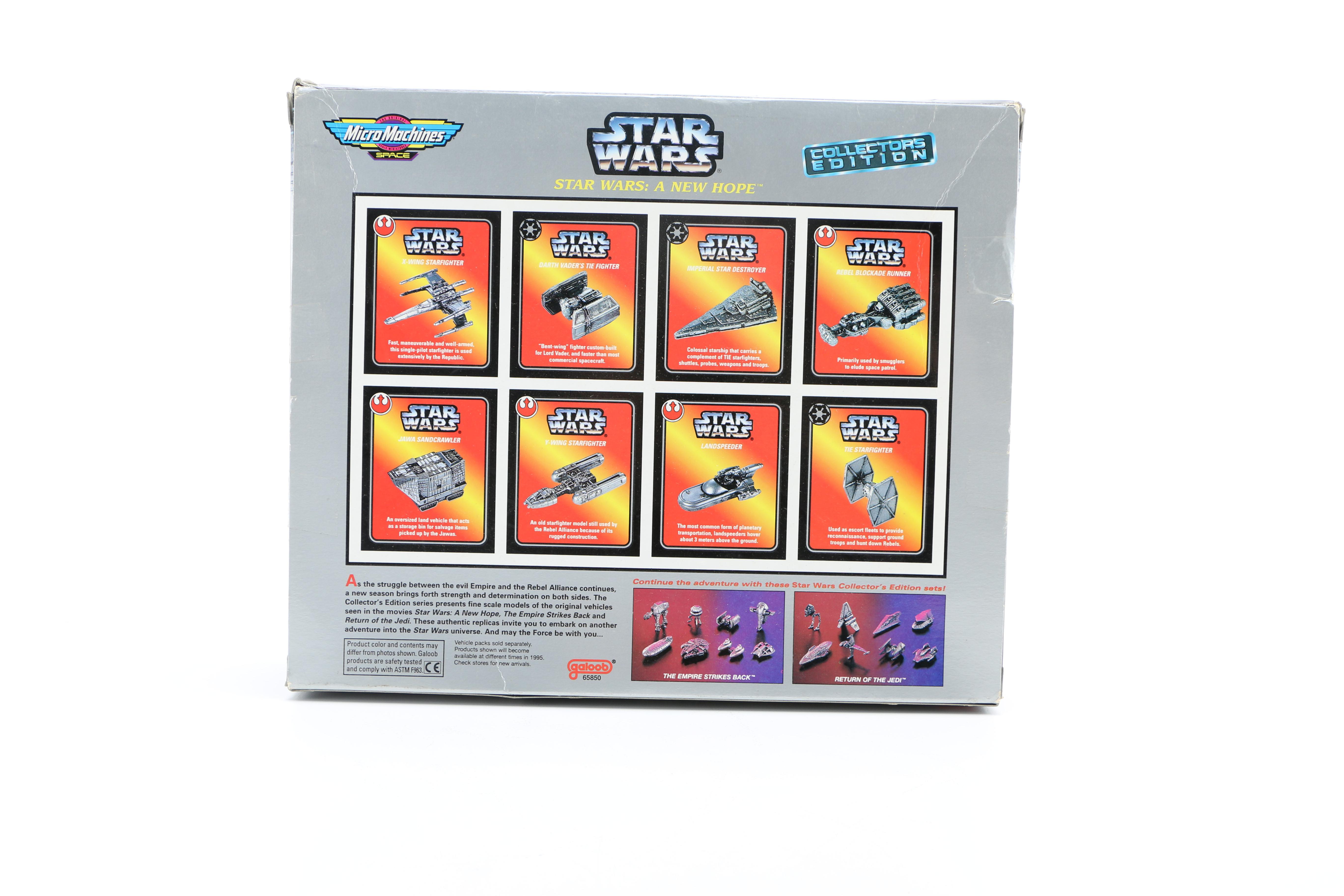 1995 Limited Edition "Star Wars" Micro Machines