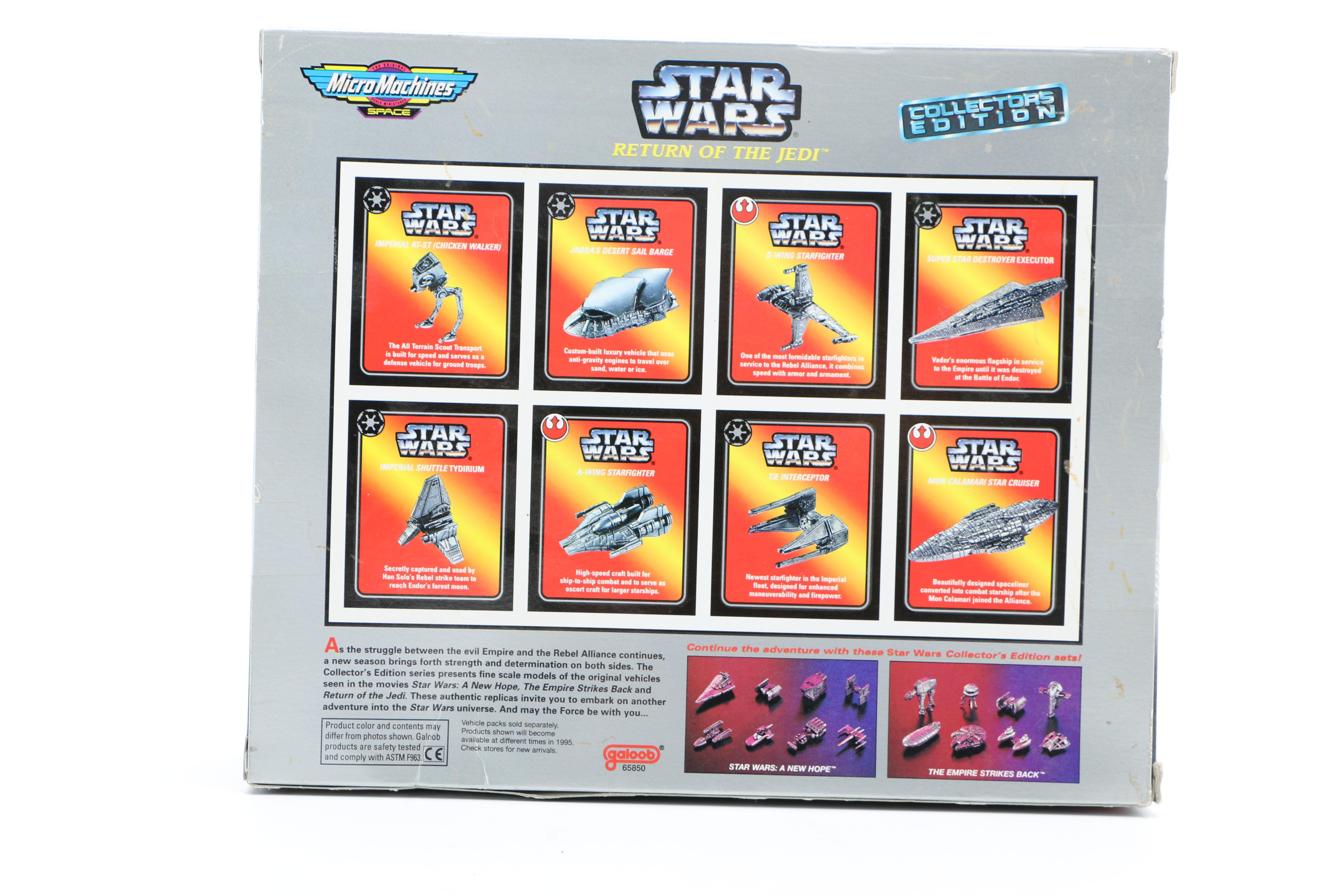 1995 Limited Edition "Star Wars" Micro Machines