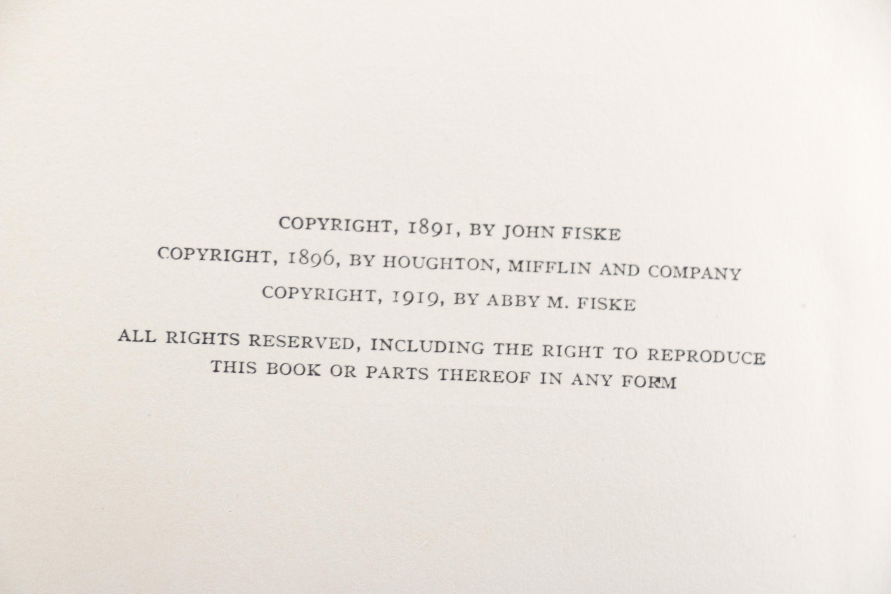 "The American Revolution" by John Fiske