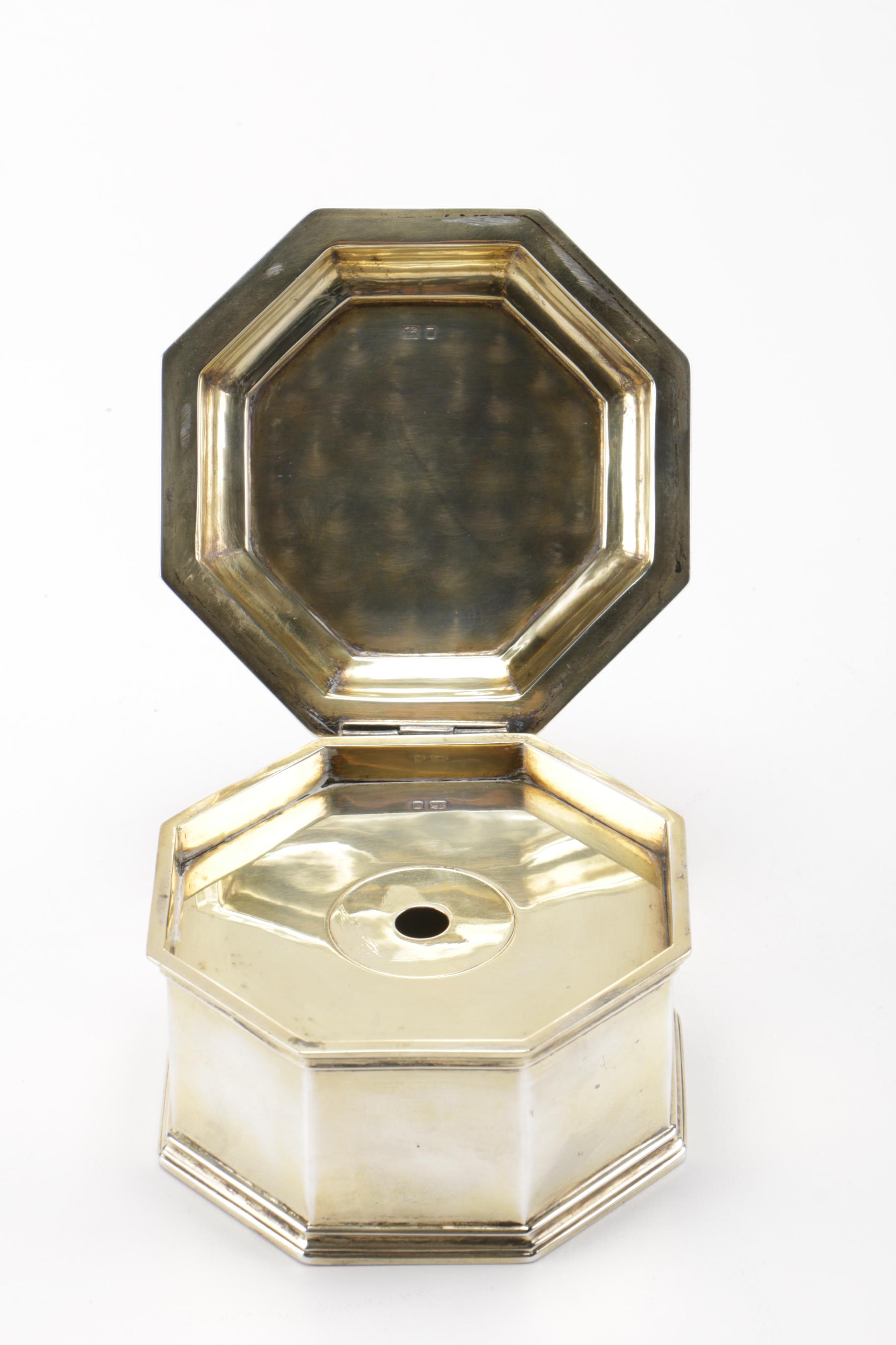 1937 London Sterling Silver Perfume Box