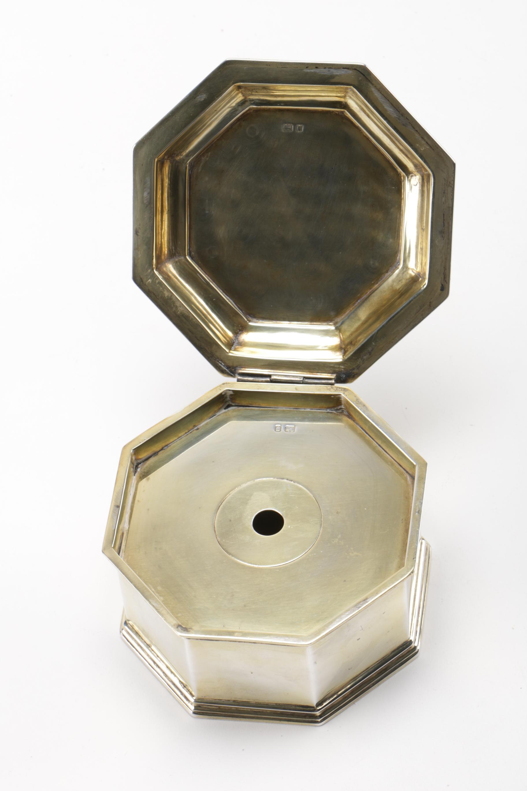 1937 London Sterling Silver Perfume Box