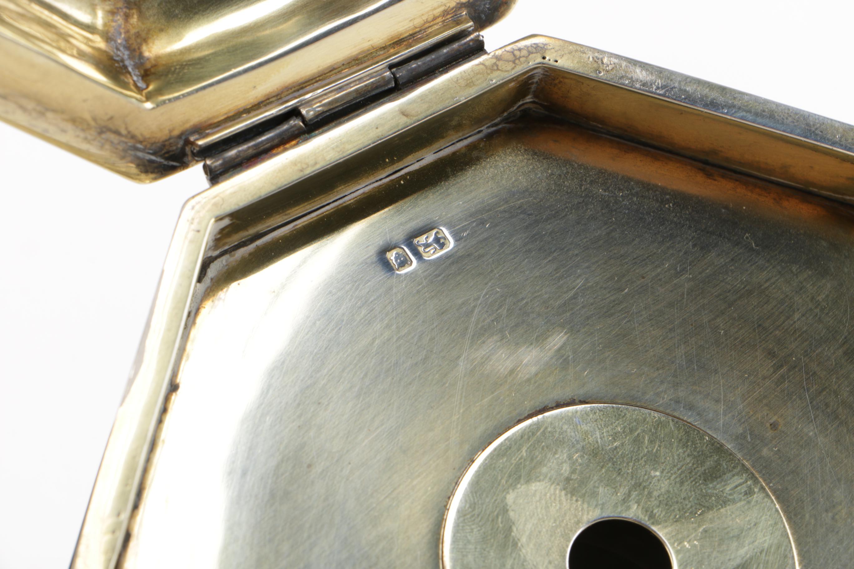 1937 London Sterling Silver Perfume Box