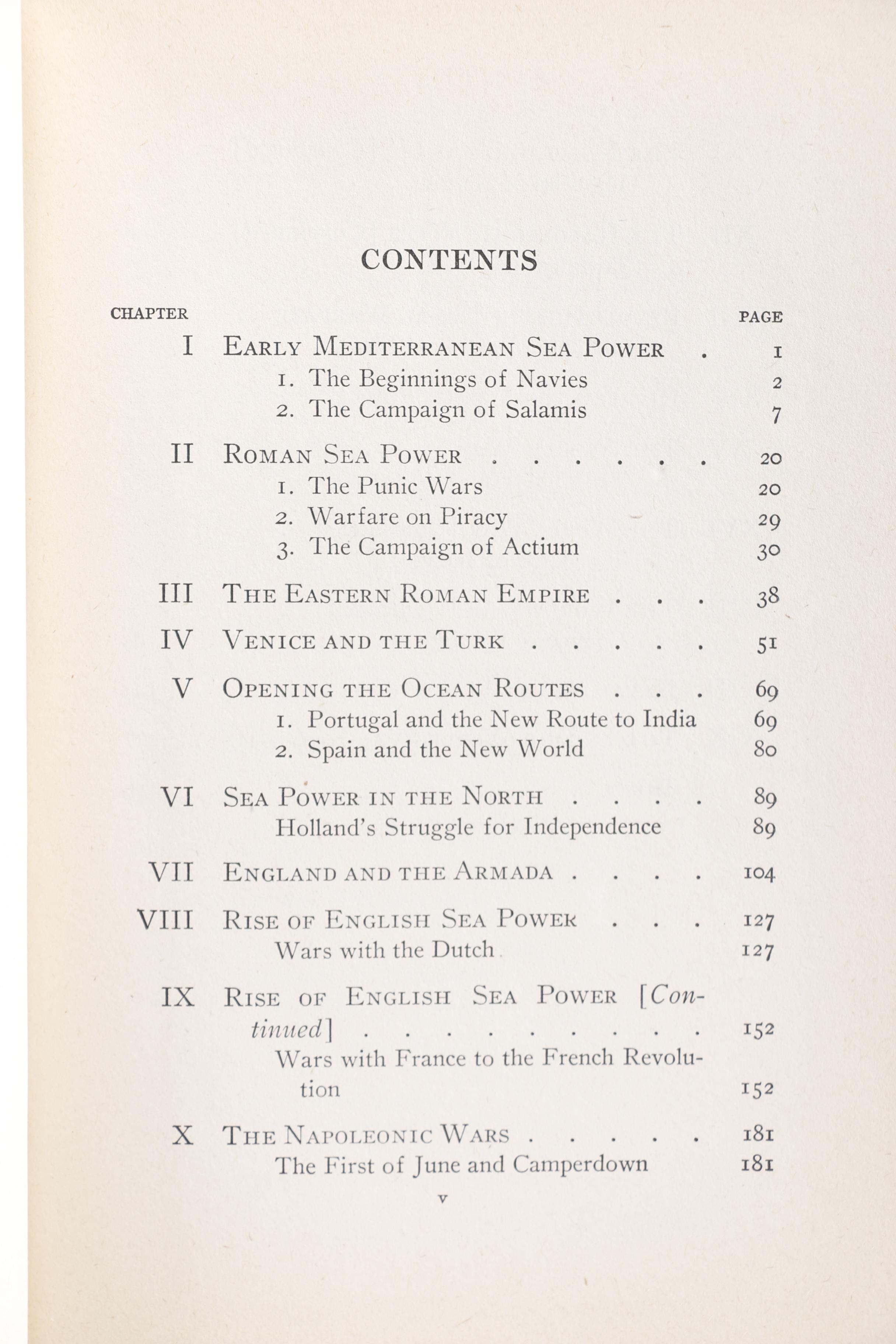 Collection of Naval Books