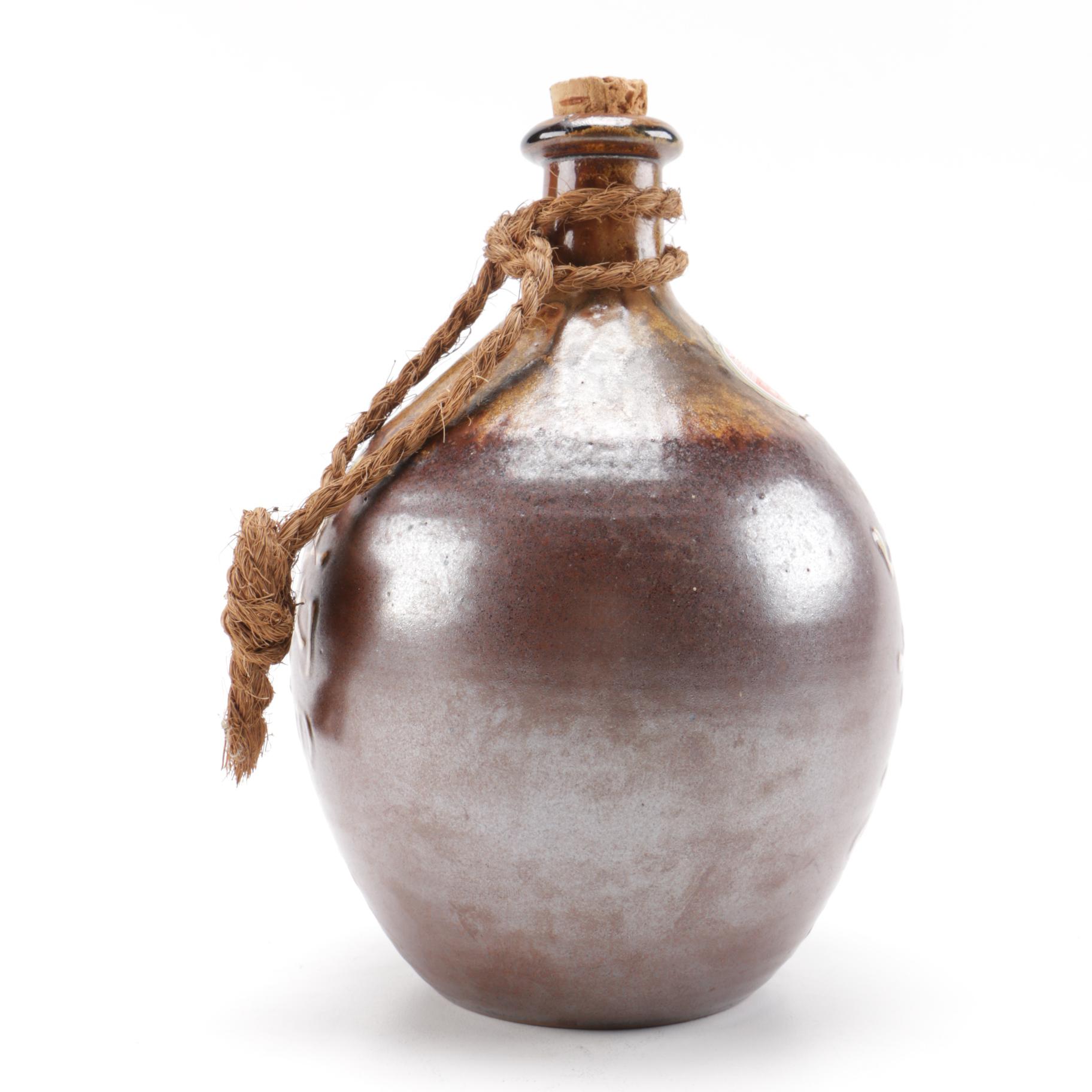 Japanese Stoneware Sake Jug