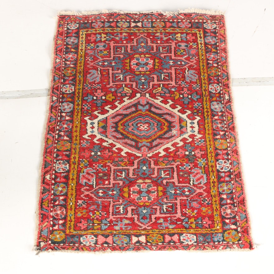 Hand-Knotted Karaja Wool Accent Rug