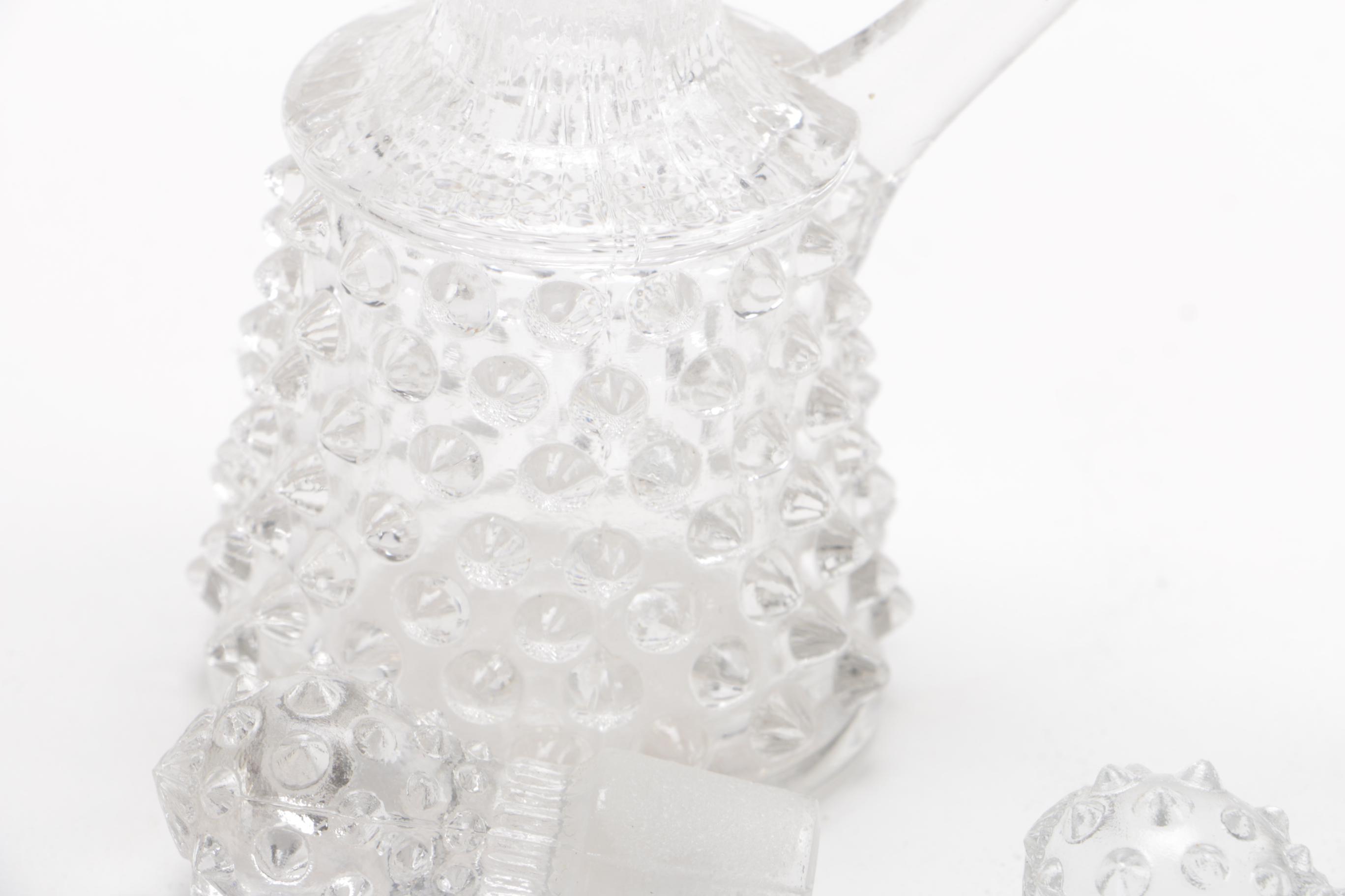 Cruet Set with Silver-Plated Stand